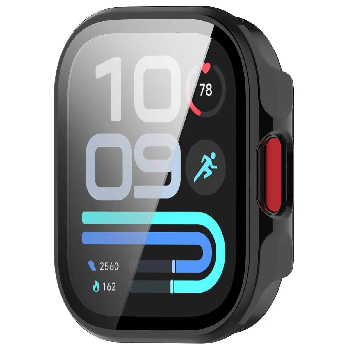 Redmi Watch 6 Lite PC Case with Glass (Black)