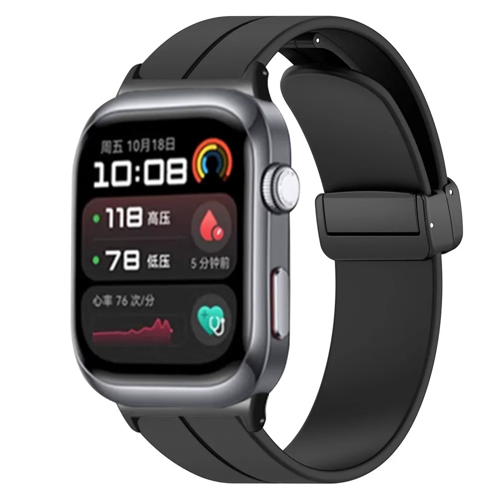 Correa silicona con hebilla D Huawei Watch D2 (negra)