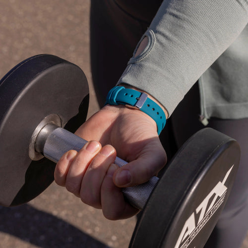 Correa silicona de lujo Fitbit Sense (verde-azul)