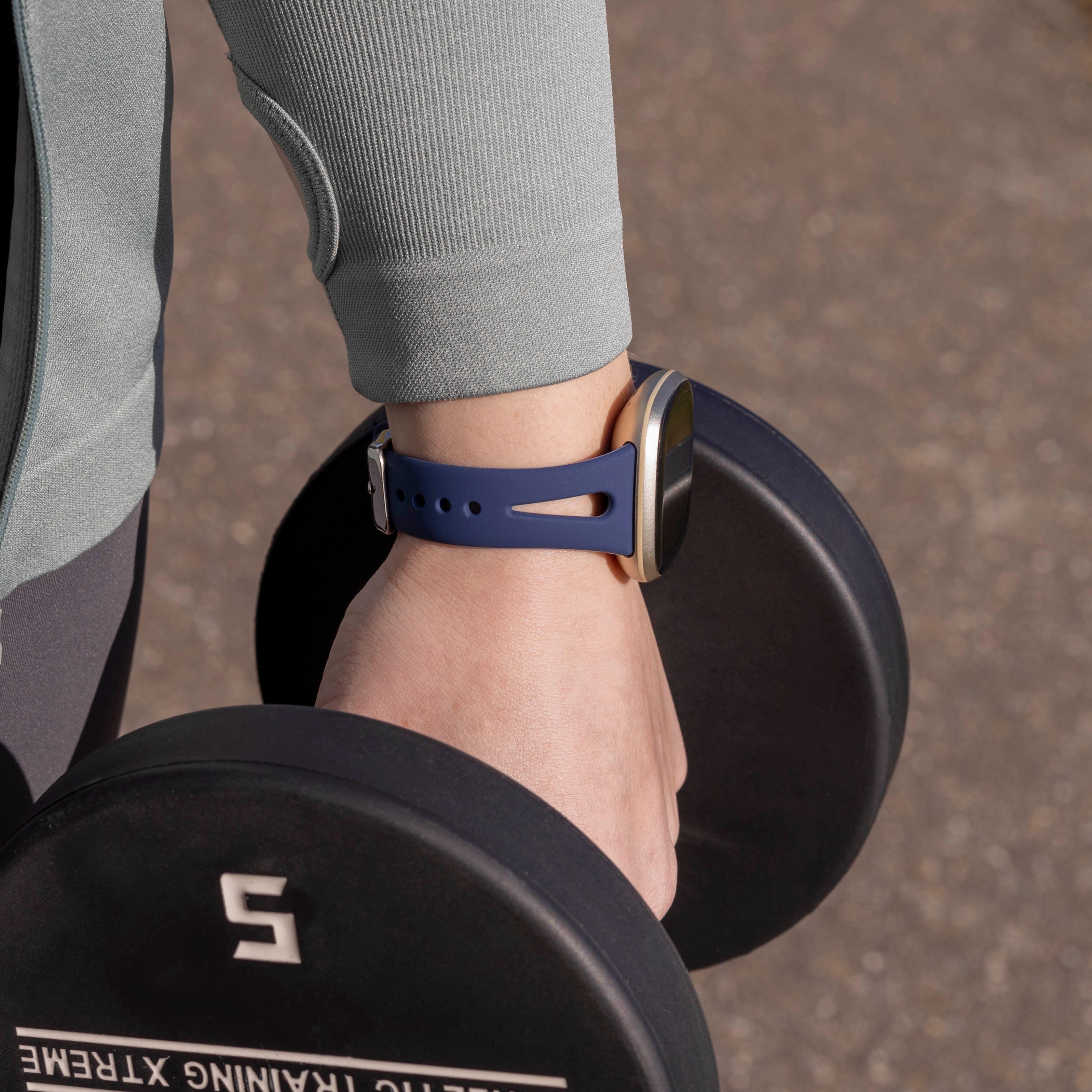 Correa silicona de lujo Fitbit Sense 2 (azul oscuro)