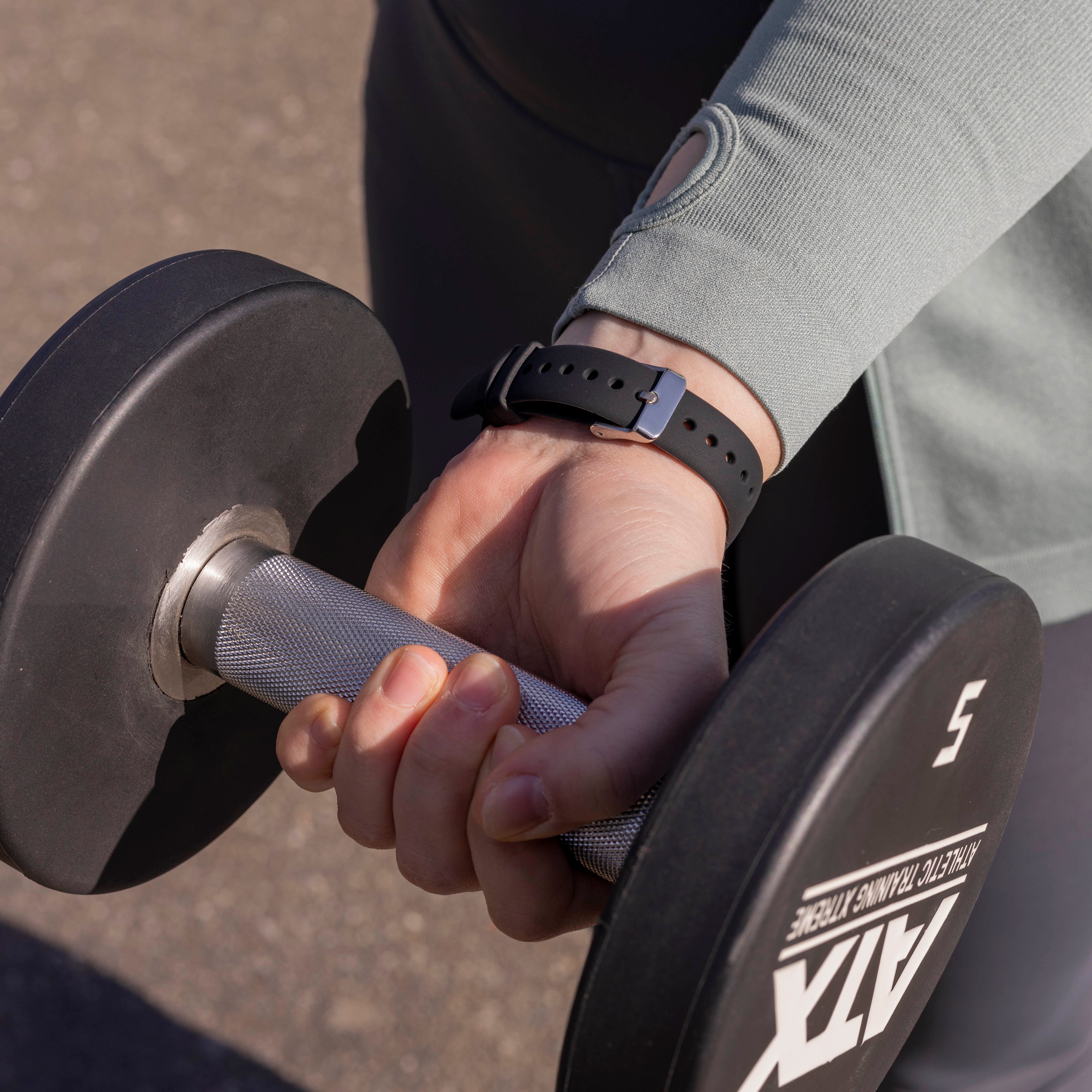 Correa silicona de lujo Fitbit Sense 2 (negro)