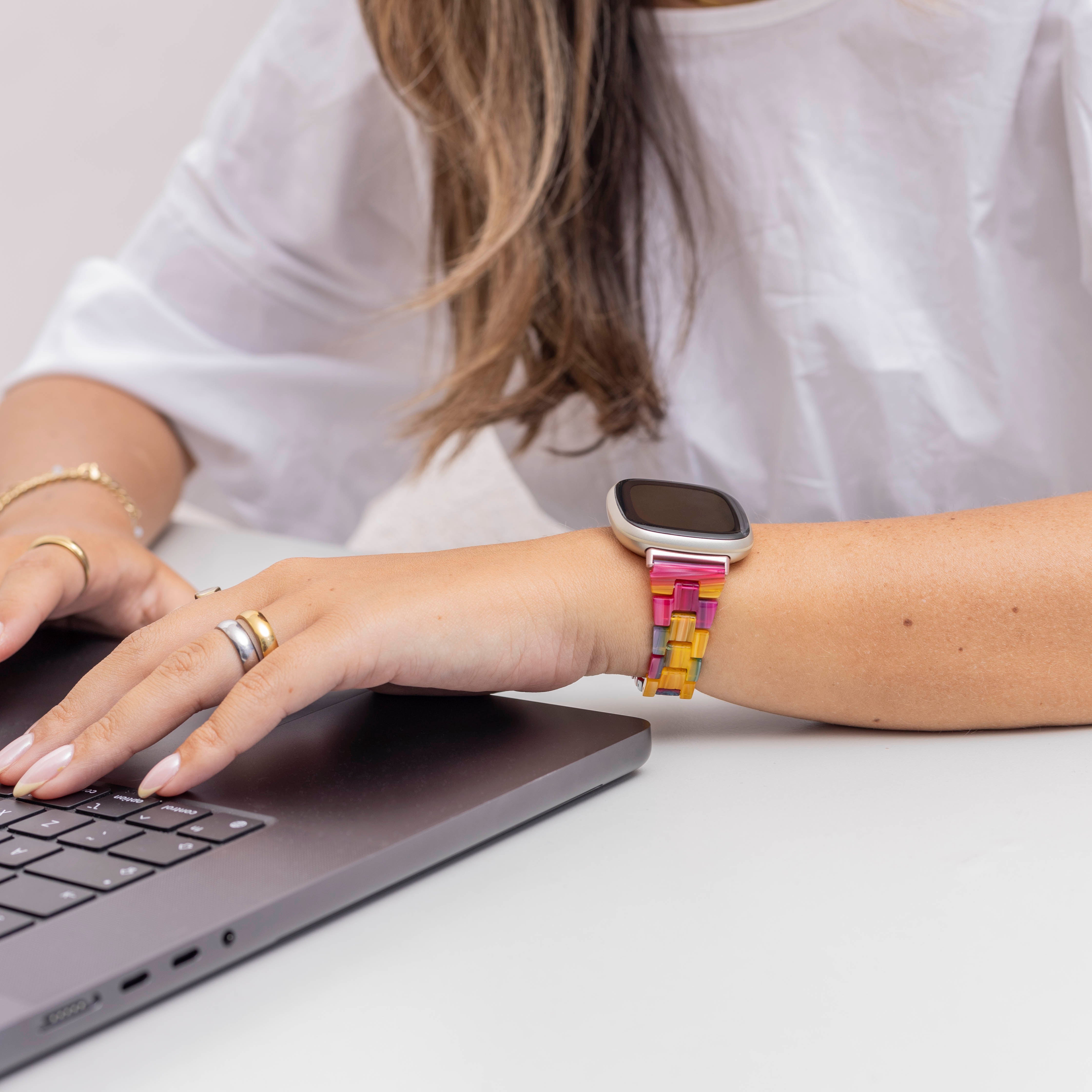 Correa resina Fitbit Versa 3 (multicolor)