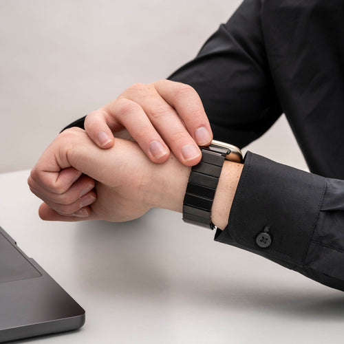Fitbit Sense Metal Strap (Black)