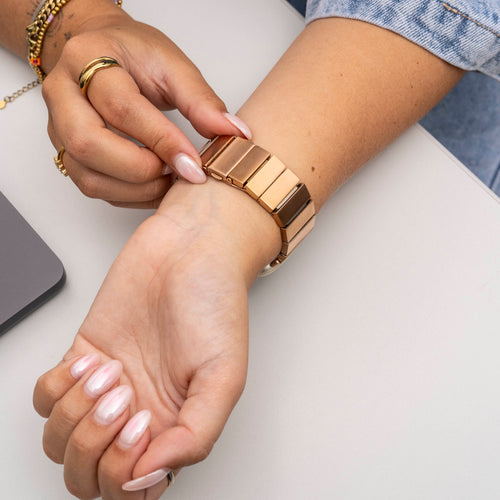 Correa metal Fitbit Versa 3 (oro rosa)