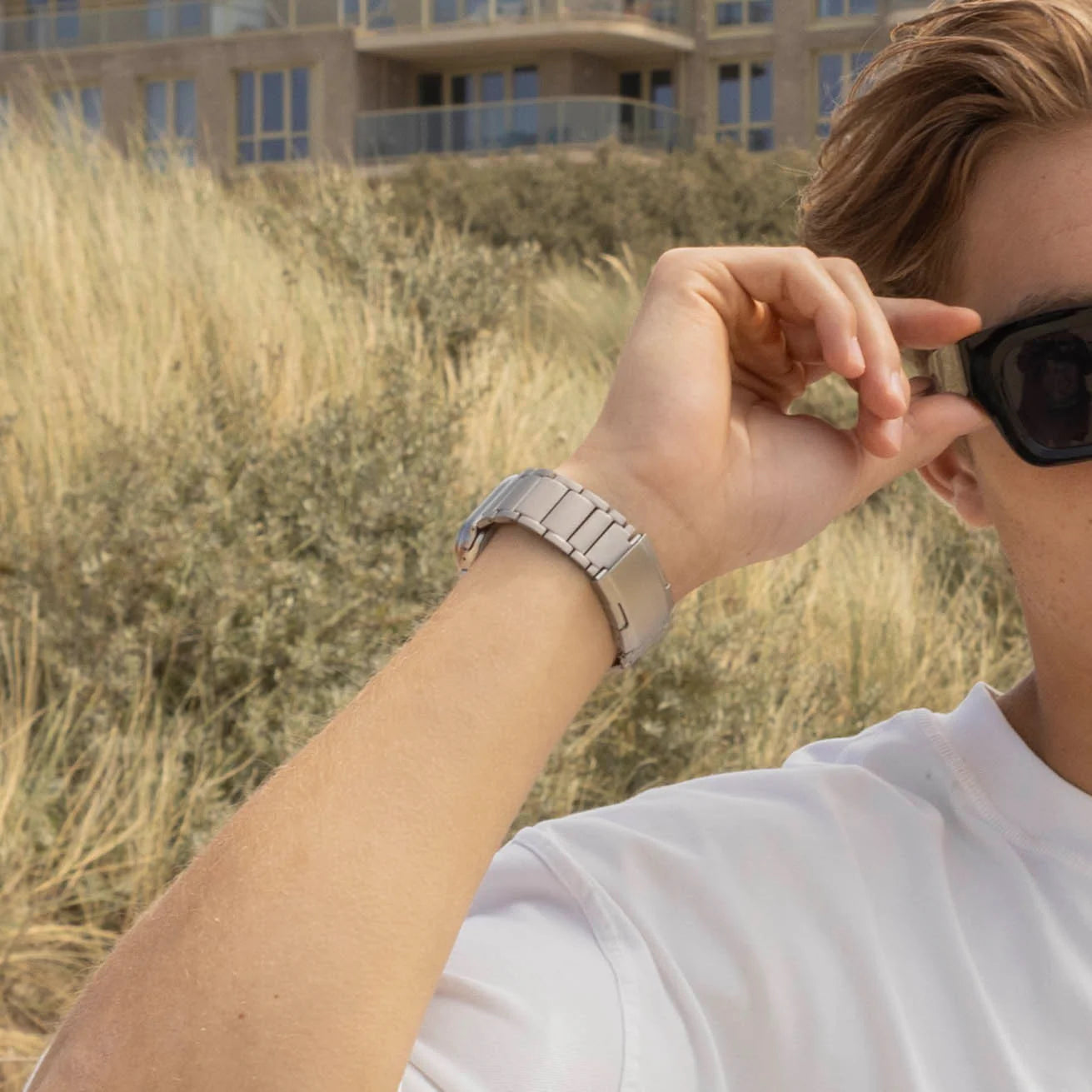 Correa titanio Apple Watch Ultra (plata)