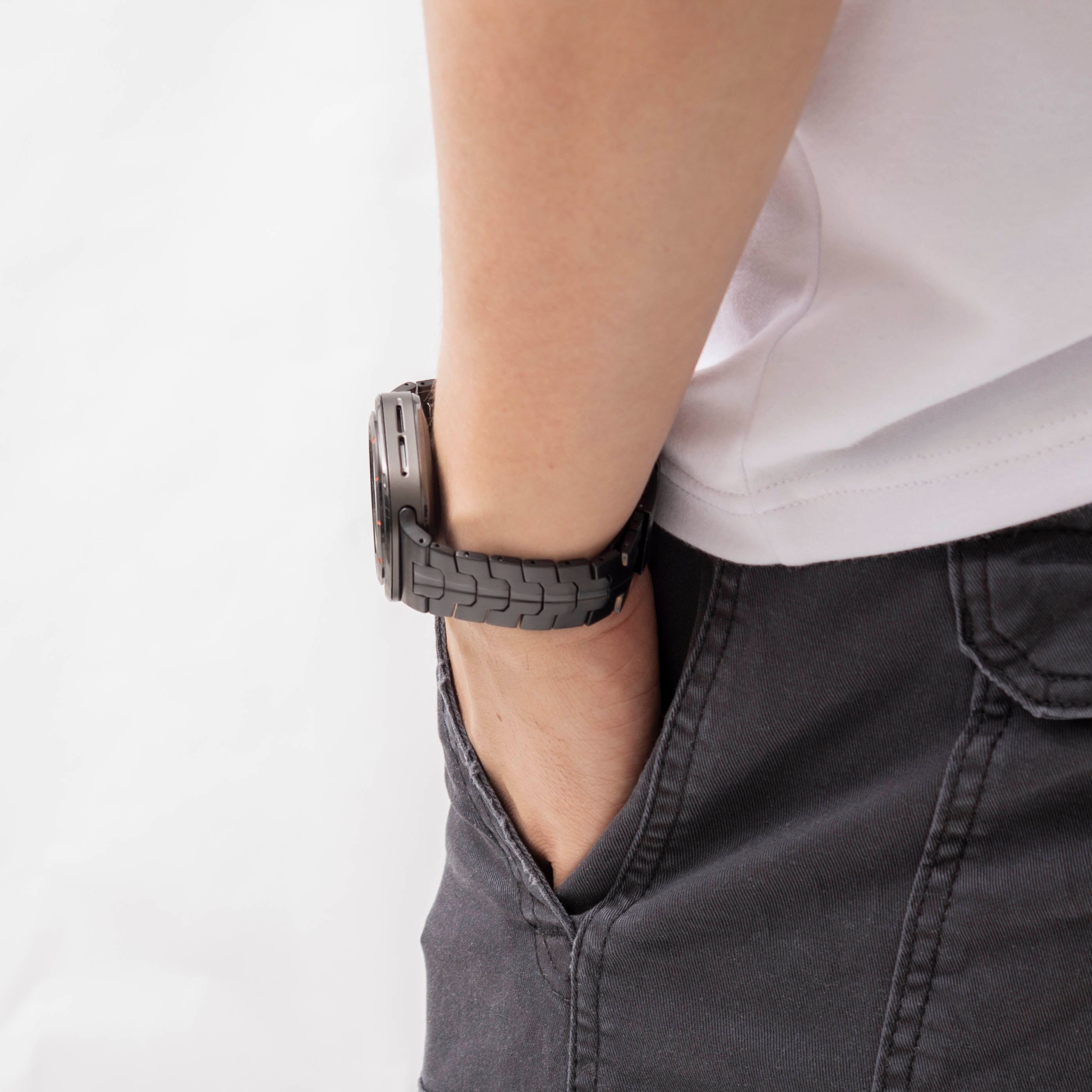 Correa titanio 'Iron' Samsung Galaxy Watch Ultra (negro)