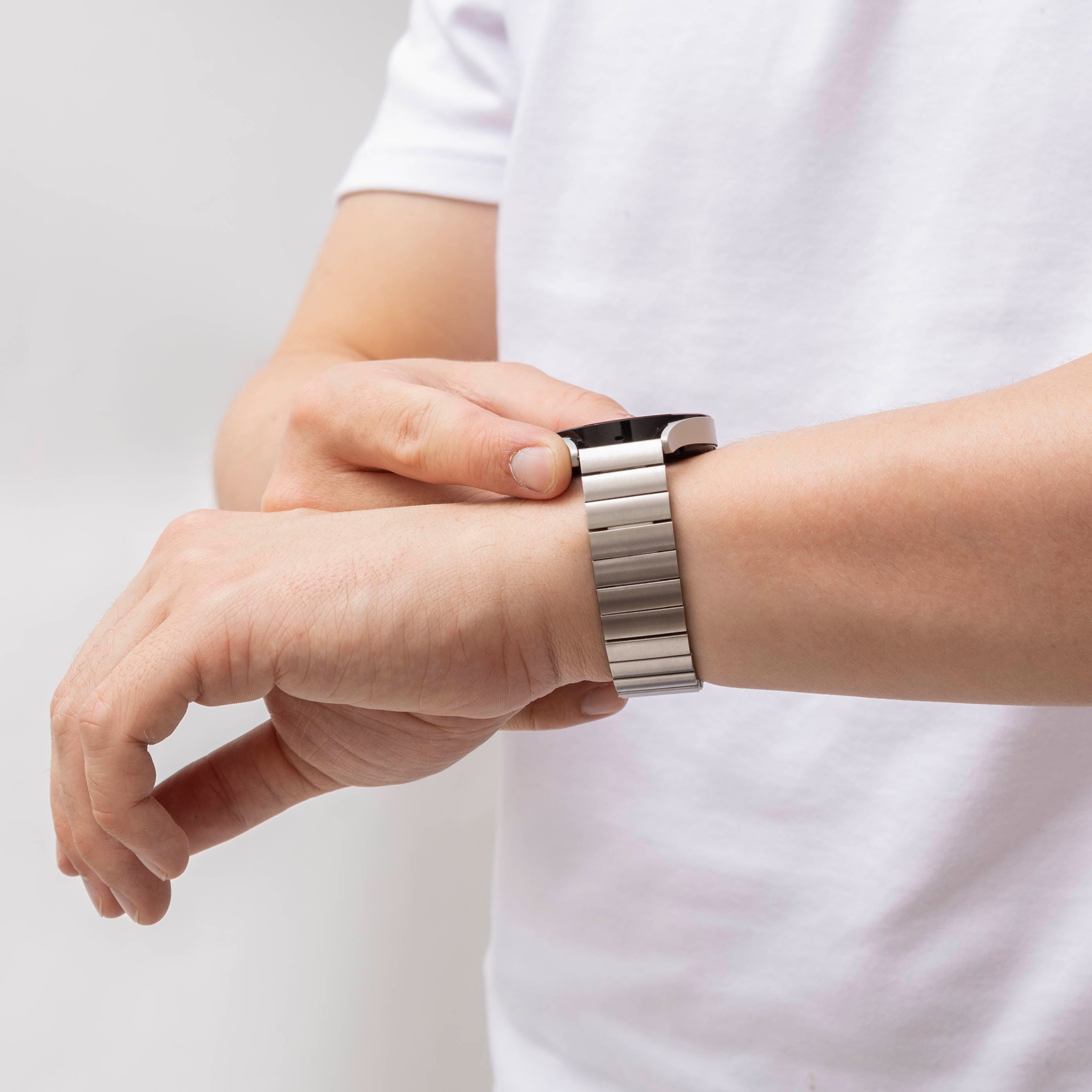 Correa metálica Samsung Galaxy Watch 4 40mm (plata)