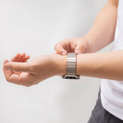 Correa metalica Samsung Galaxy Watch 4 - 44mm (plata)