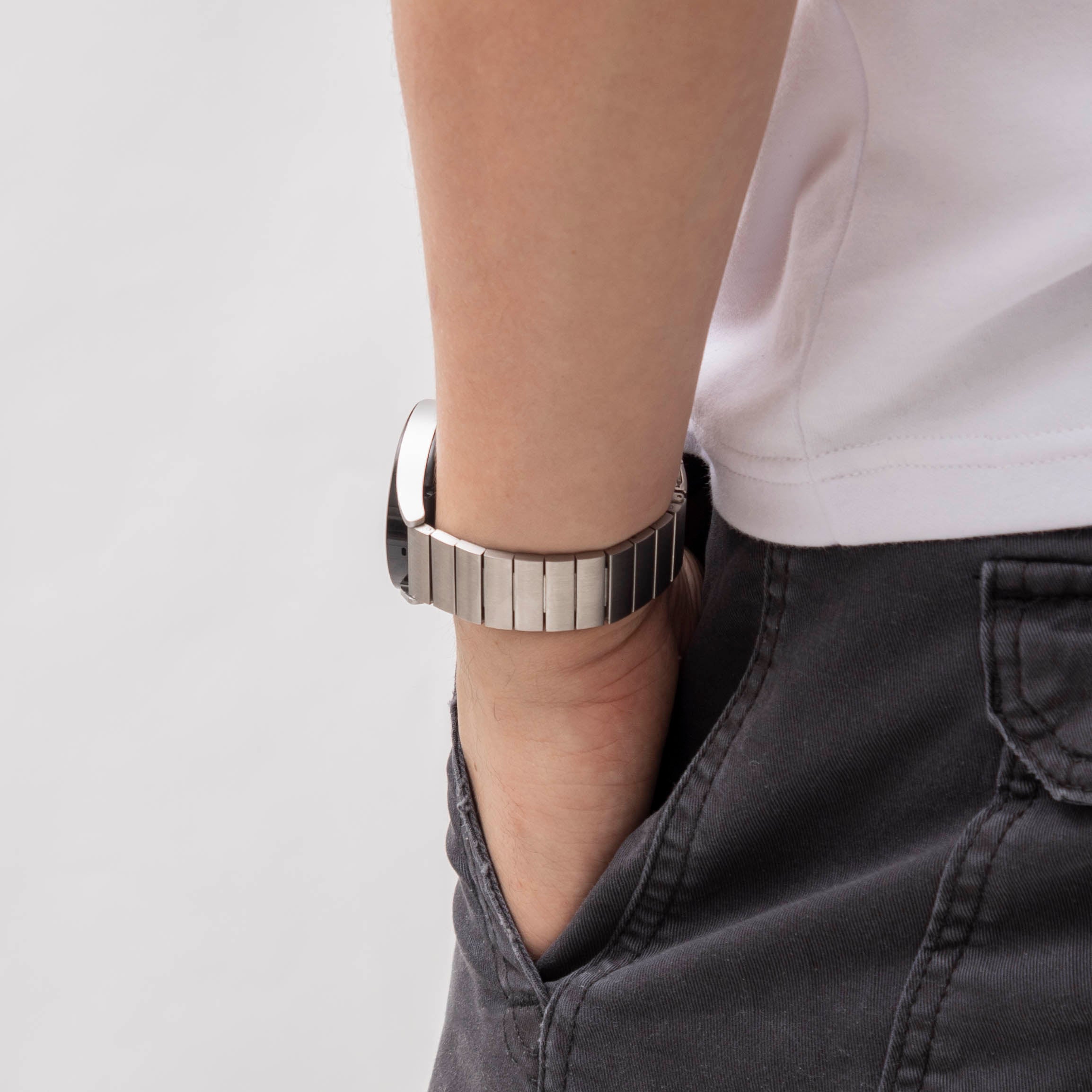 Correa metálica Samsung Galaxy Watch 4 40mm (plata)