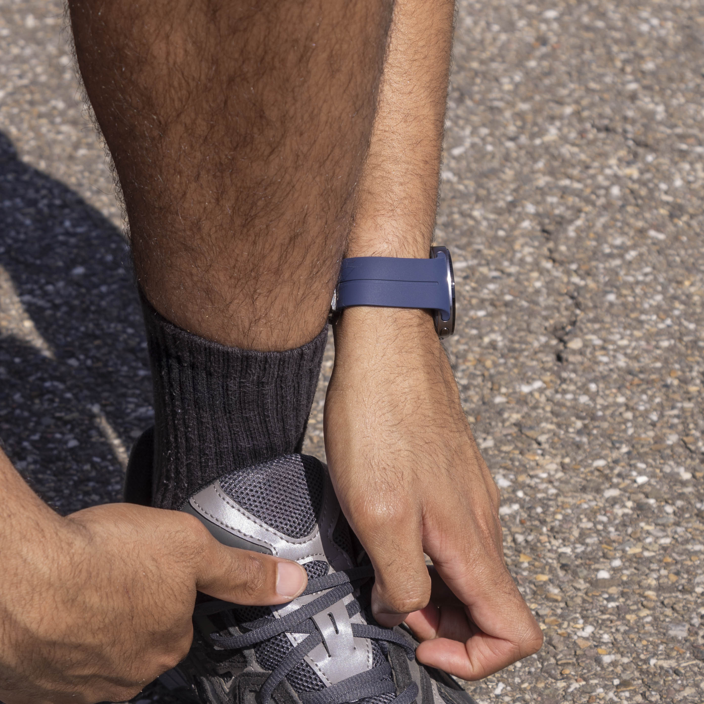 Correa silicona con hebilla Samsung Galaxy Watch 8 - 44mm (azul oscuro)