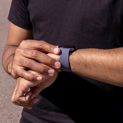 Samsung Galaxy Watch 8 Classic Silicone Strap (Greyblue)