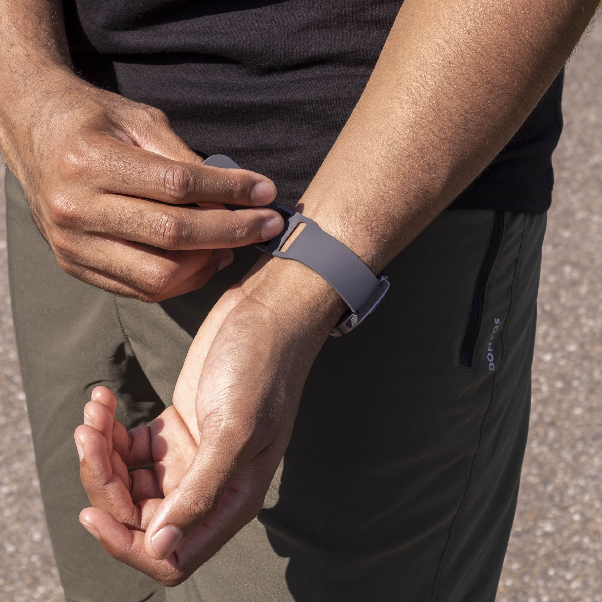 Correa silicona Samsung Galaxy Watch 8 - 40mm (gris oscuro)