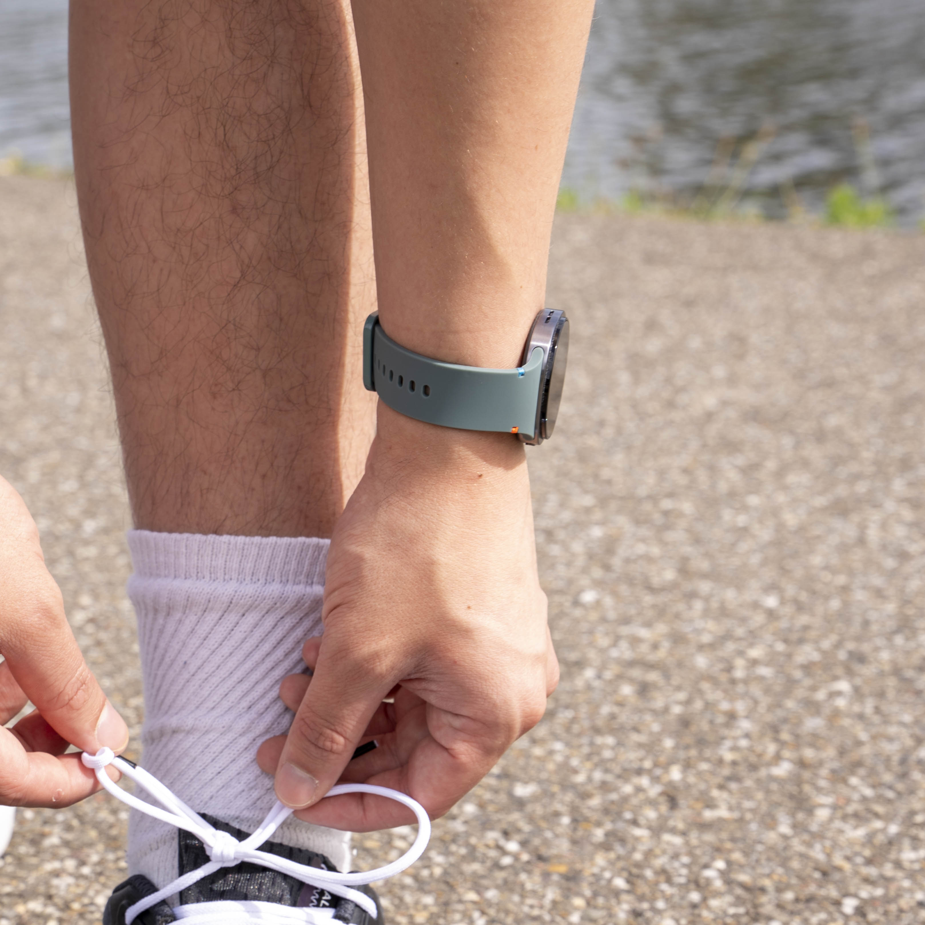 Correa silicona Samsung Galaxy Watch 8 - 40mm (verde opaco)