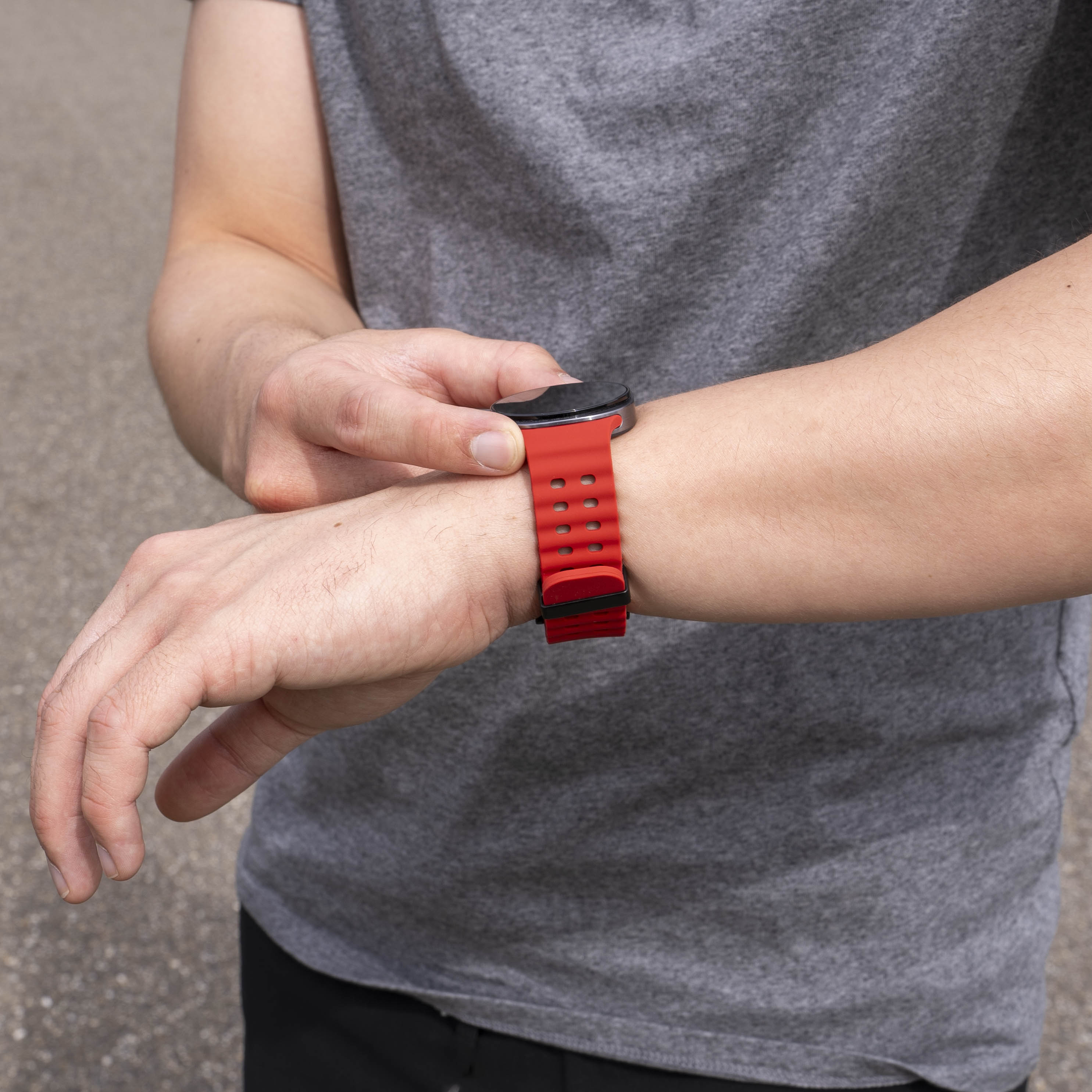 Correa Ocean Samsung Galaxy Watch 8 - 44mm (rojo)