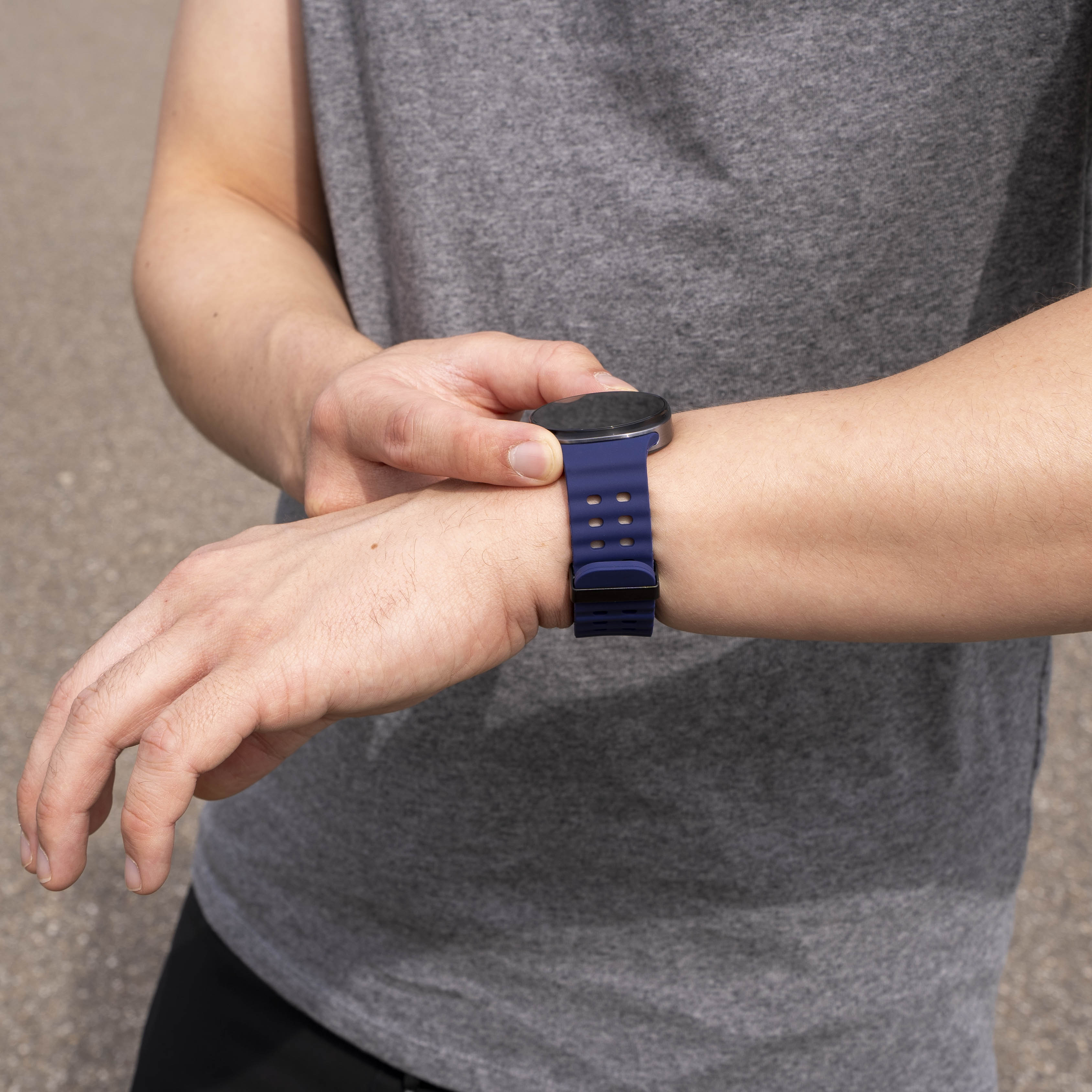 Correa Ocean Samsung Galaxy Watch 8 - 44mm (azul oscuro)