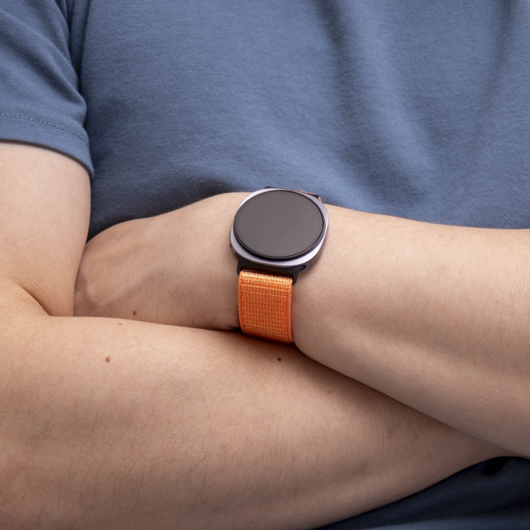 Correa nylon Samsung Galaxy Watch 8 - 44mm (naranja)