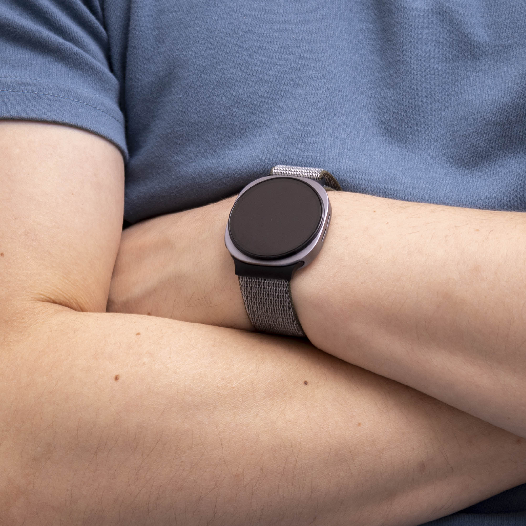 Samsung Galaxy Watch 8 - 40mm Nylon Strap (Olive Green)