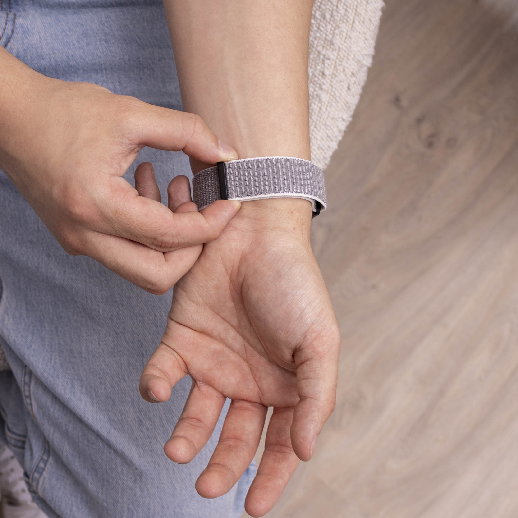 Correa nylon Samsung Galaxy Watch 8 Classic (concha)