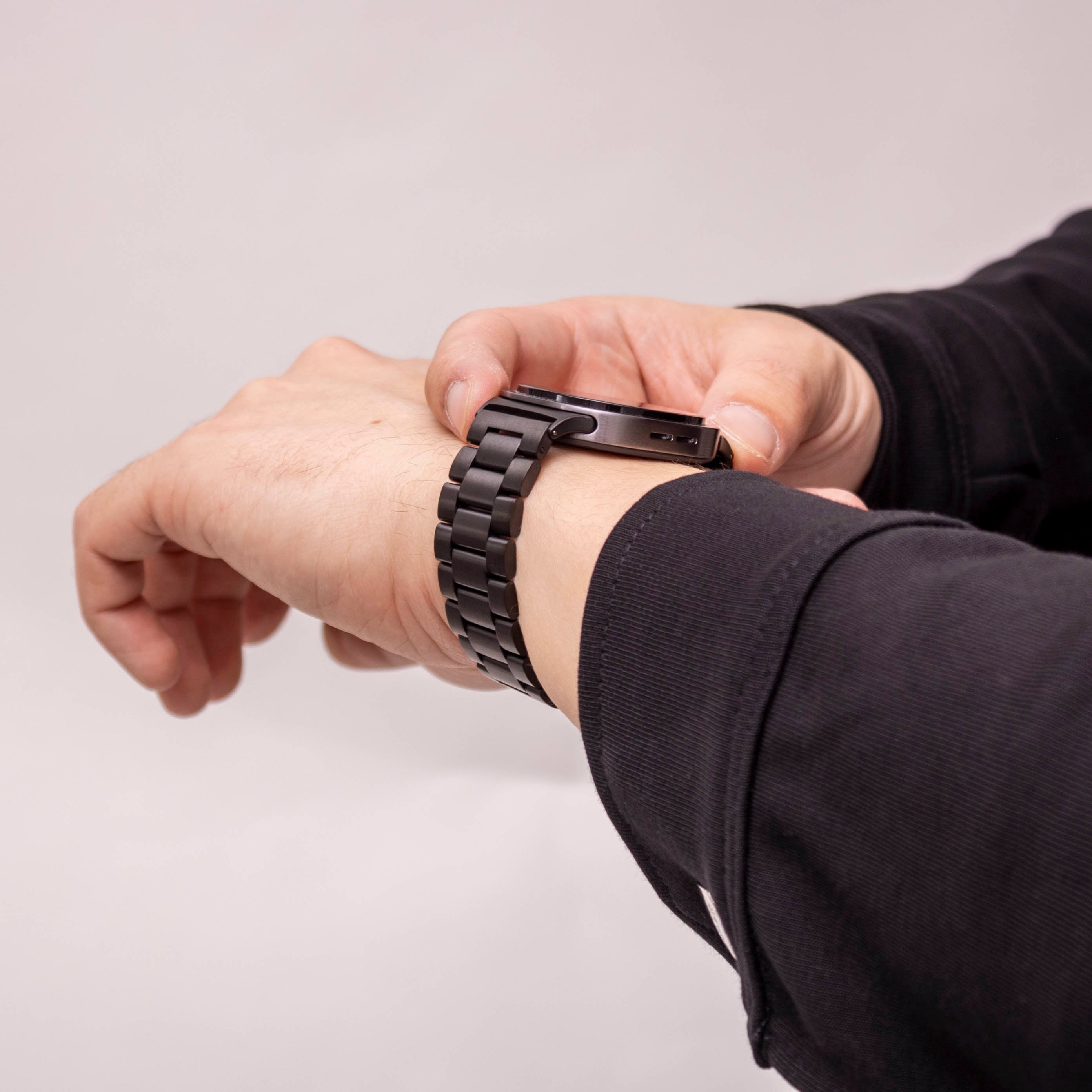 Bandz Correa acero 'Classic' Samsung Galaxy Watch 8 - 44mm (negro)