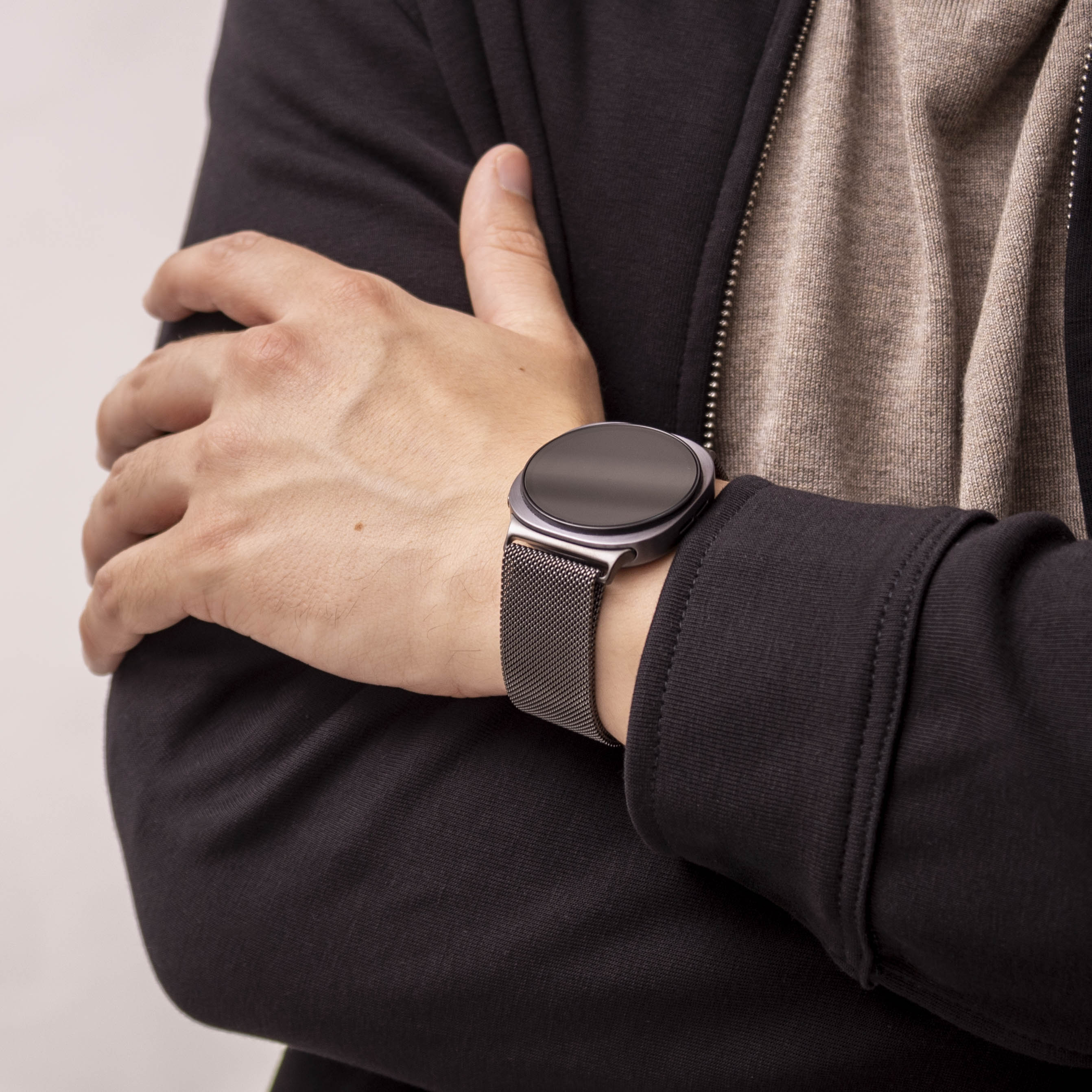 Correa milanesa Samsung Galaxy Watch 8 - 44mm (gris espacial)