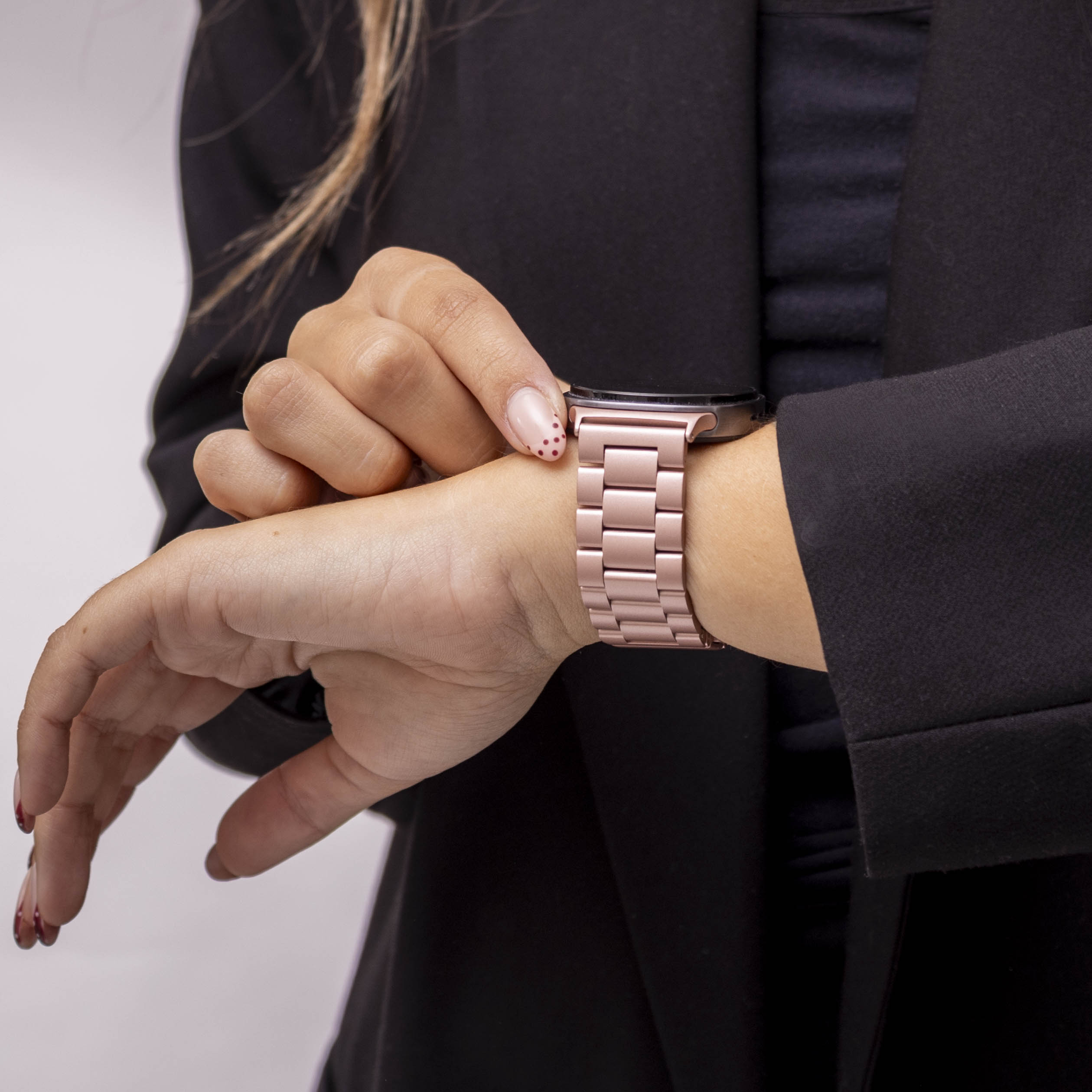 Bandz Correa acero 'Classic' Samsung Galaxy Watch 8 Classic (rosa)