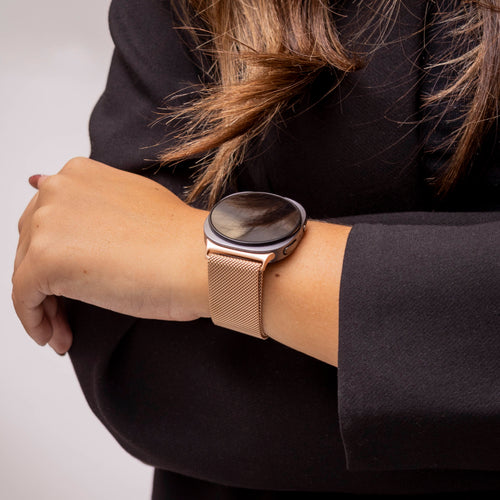 Correa milanesa Samsung Galaxy Watch 8 Classic (rosa-dorado)