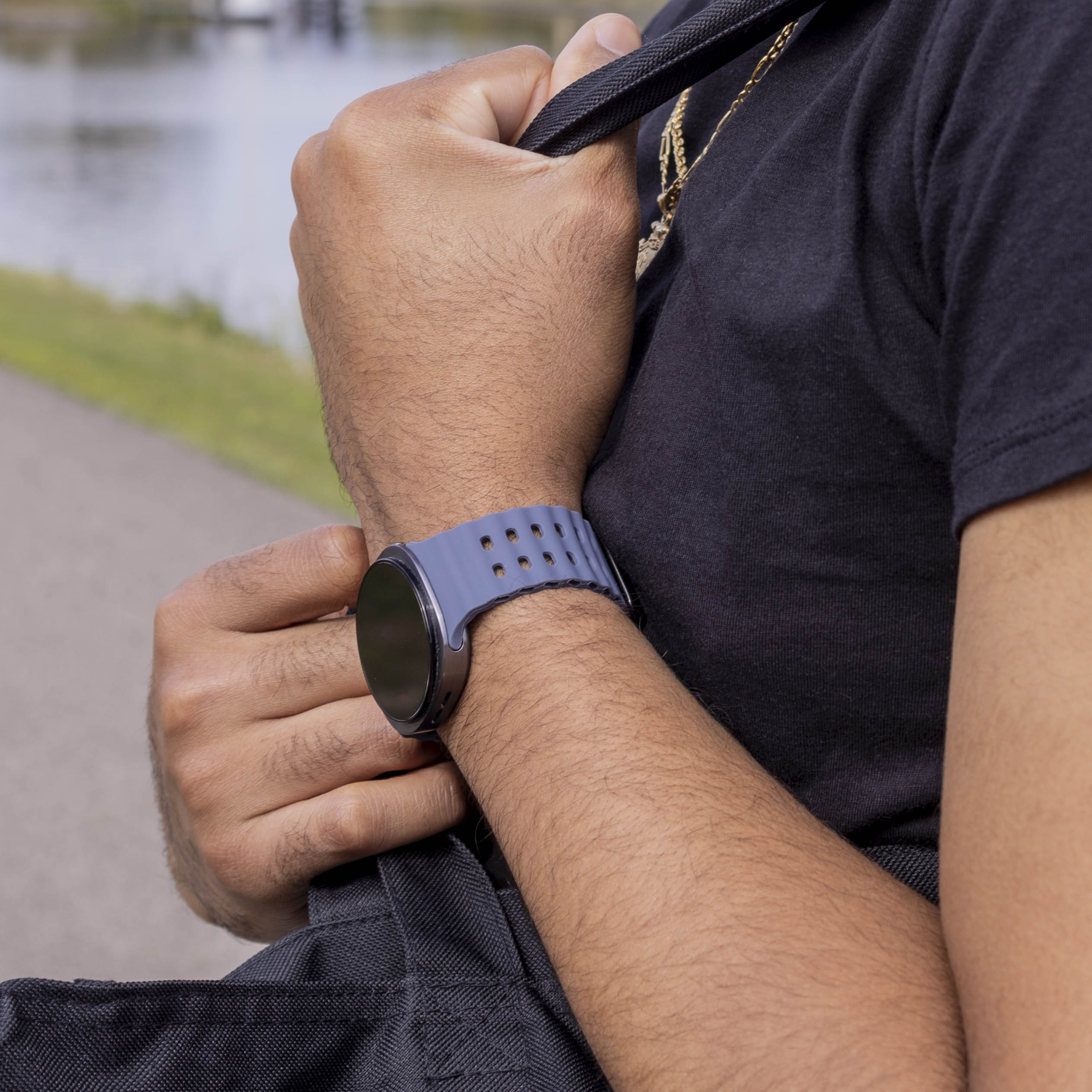 Correa Ocean Samsung Galaxy Watch 8 - 44mm (gris/azul)