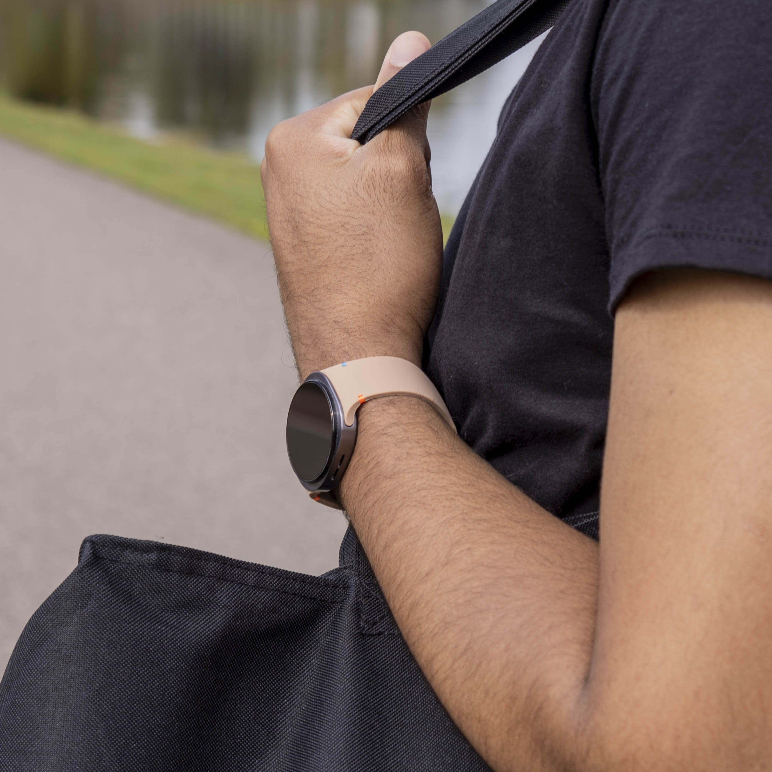 Correa silicona Samsung Galaxy Watch 8 - 40mm (beige)