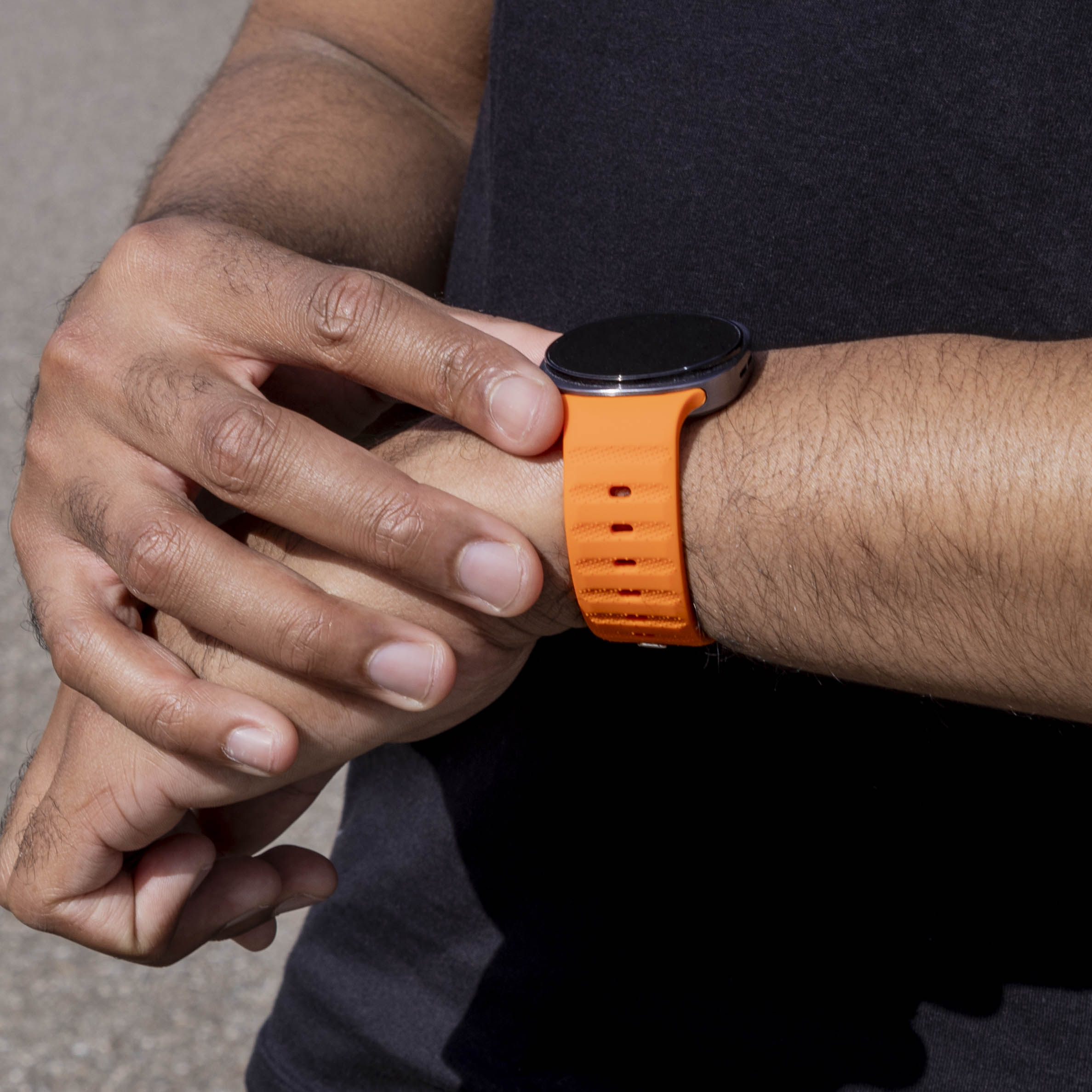 Correa silicona outdoor Samsung Galaxy Watch 8 - 44mm (naranja)