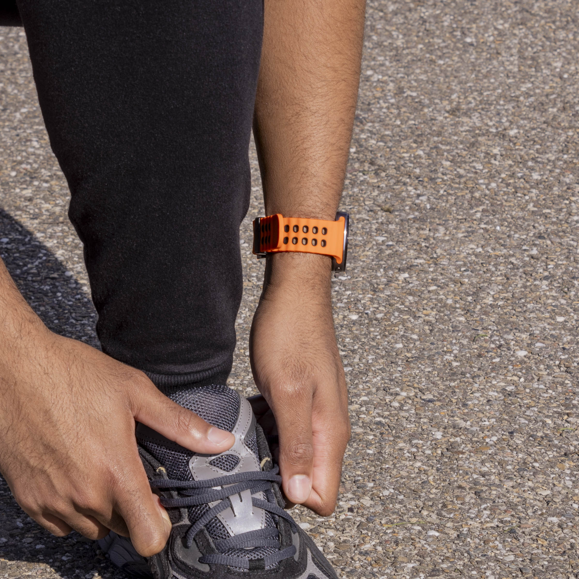 Correa Ocean Samsung Galaxy Watch 8 - 44mm (naranja/negro)