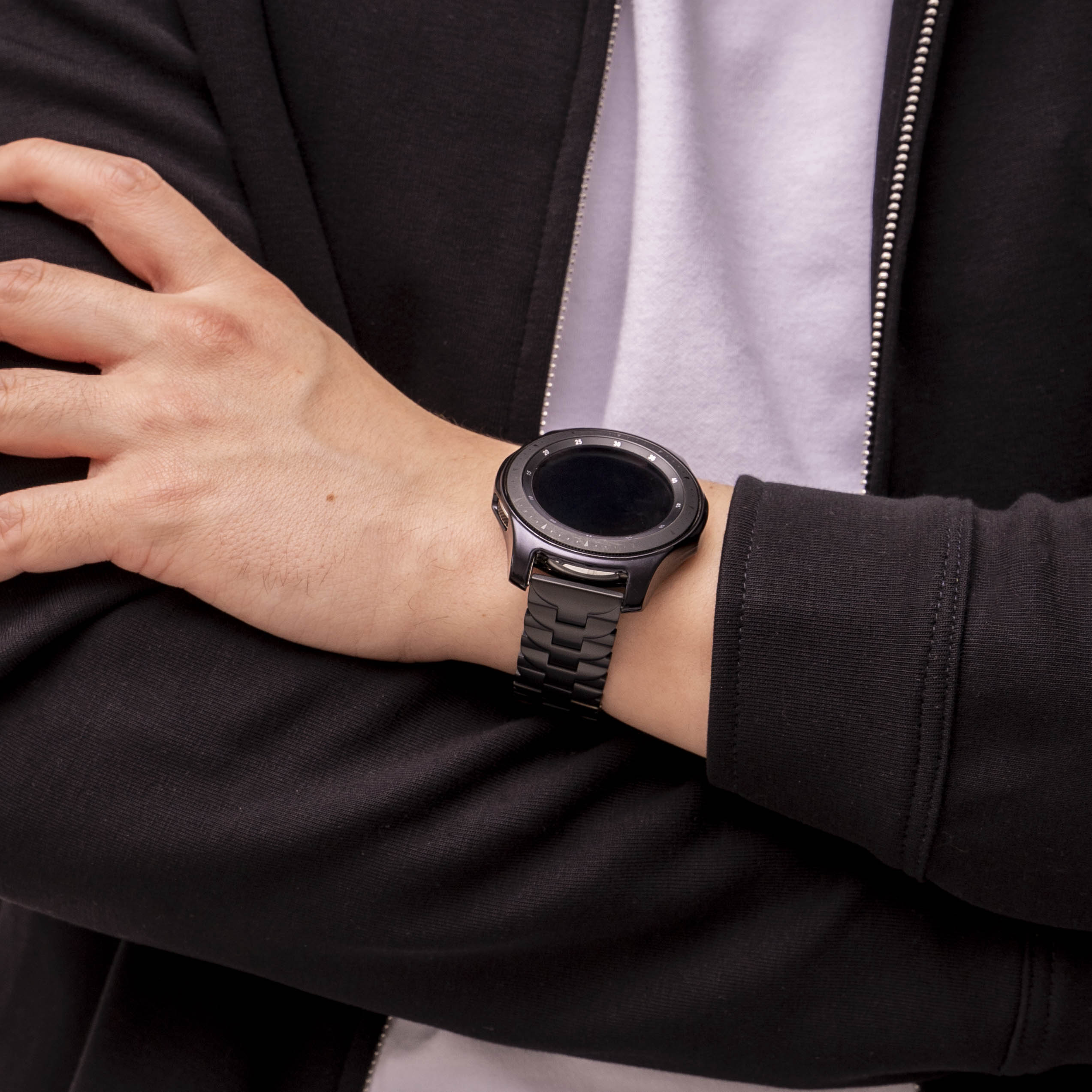 Huawei Watch GT 6 Pro - 46mm Butterfly Titanium Strap (Black)