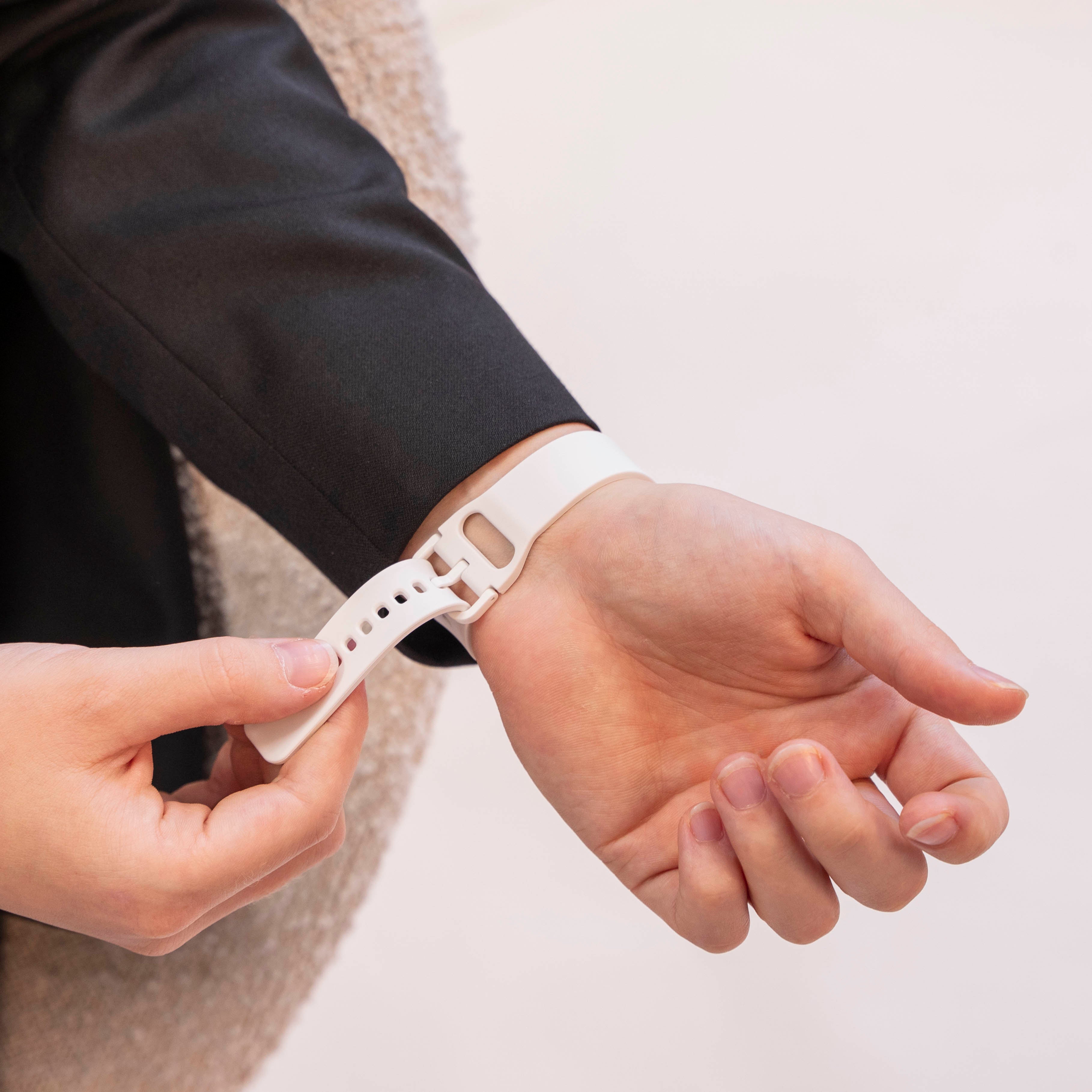 Correa silicona Samsung Galaxy Fit 3 (blanco)