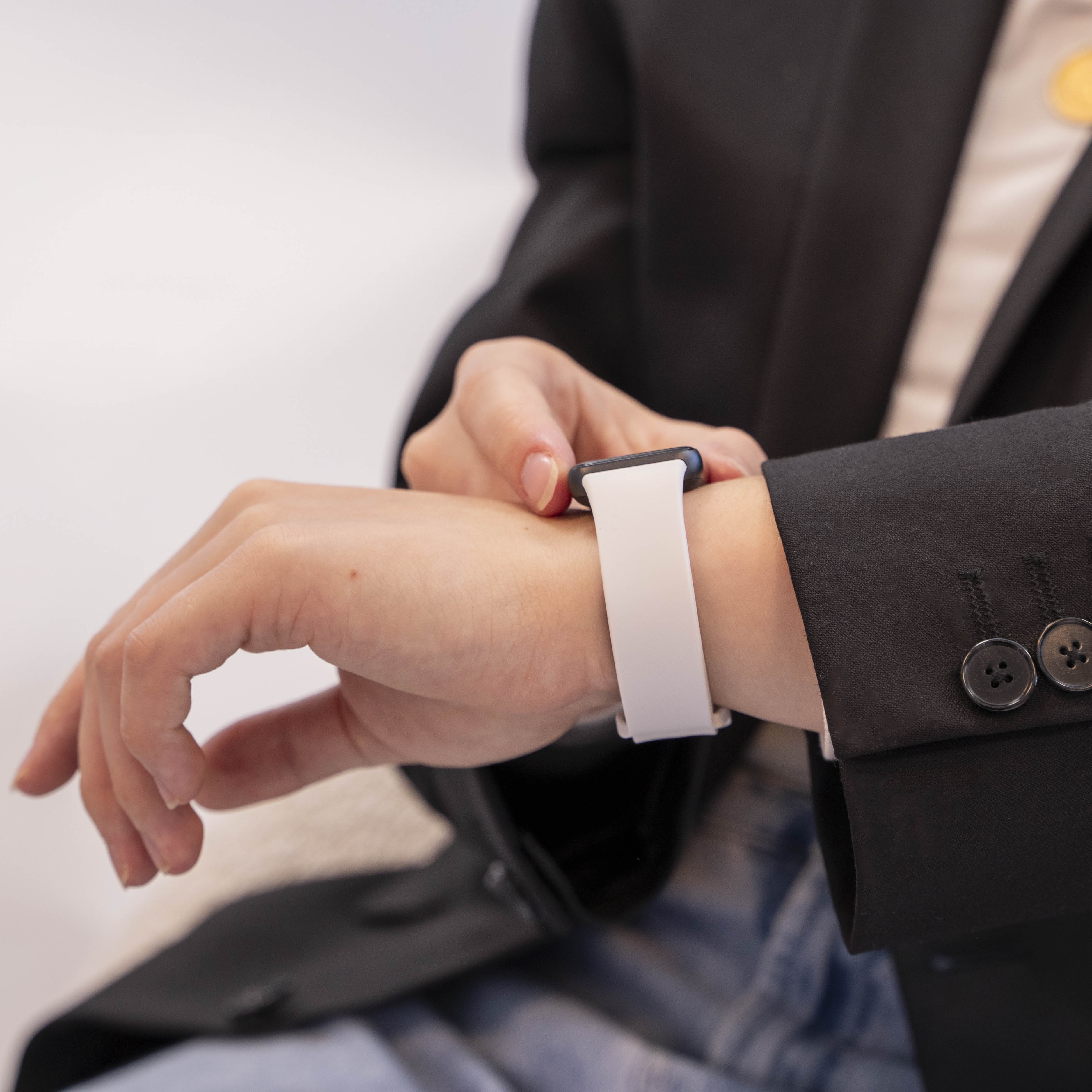 Correa silicona Samsung Galaxy Fit 3 (blanco)