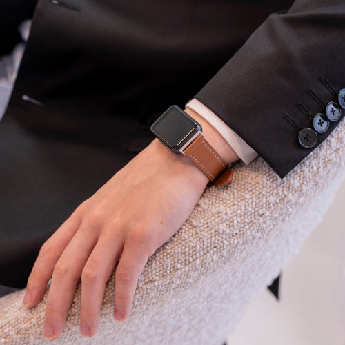 Correa cuero Samsung Galaxy Fit 3 (marrón)