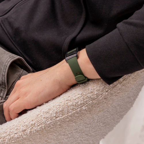 Huawei Band 8 Silicone Classic Strap (Dark Green)