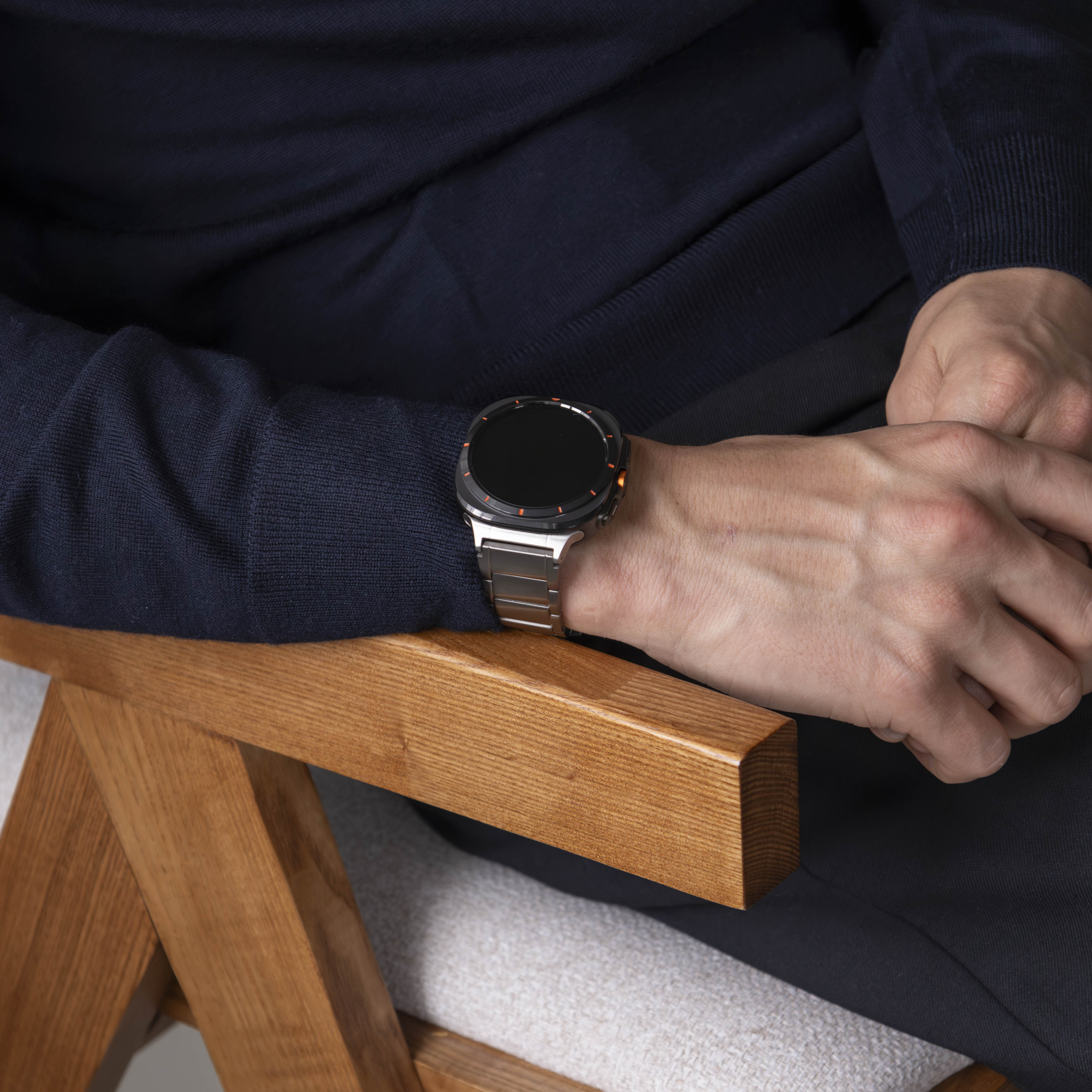 Correa titanio Samsung Galaxy Watch Ultra (plata)