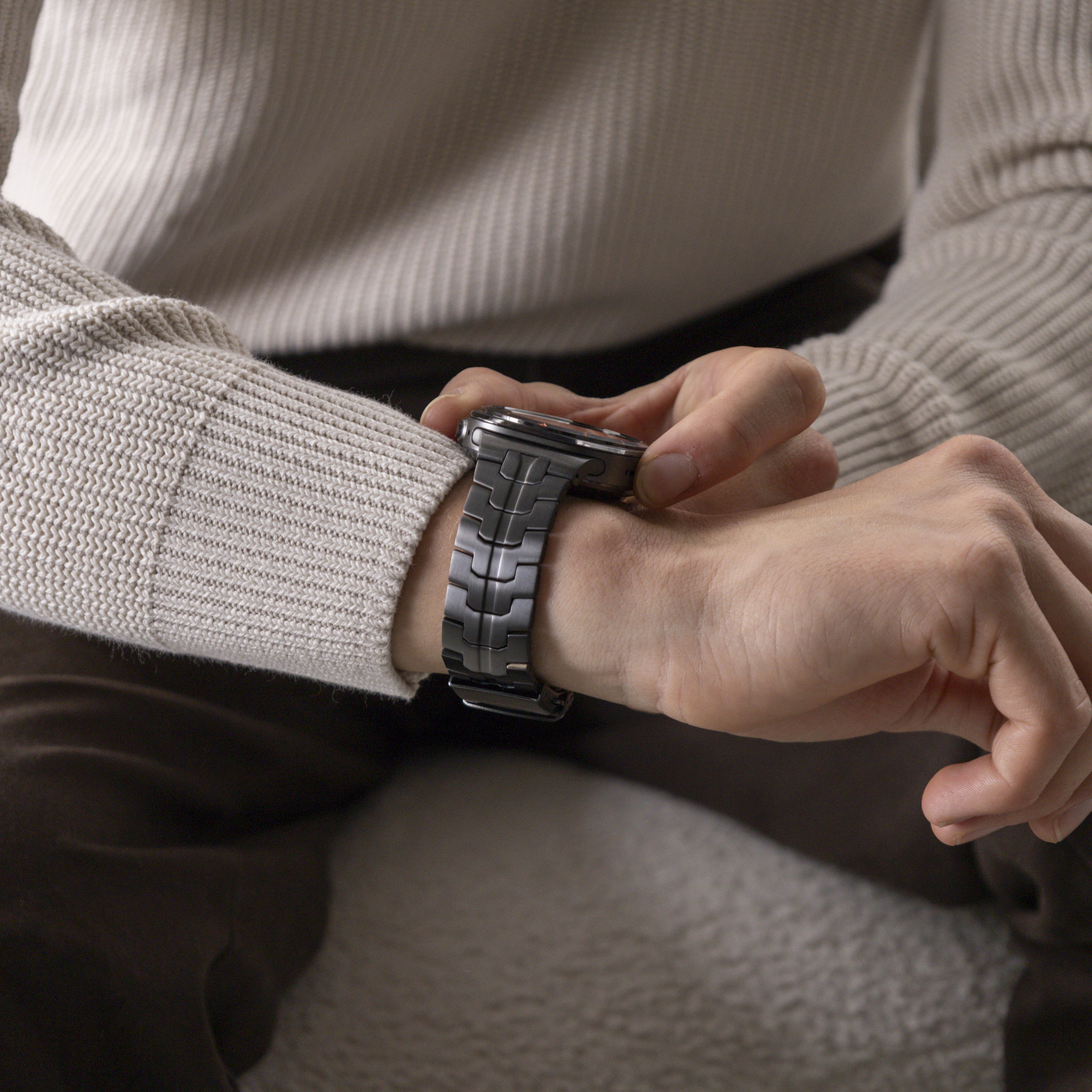 Correa titanio 'Iron' Samsung Galaxy Watch Ultra (grafito)