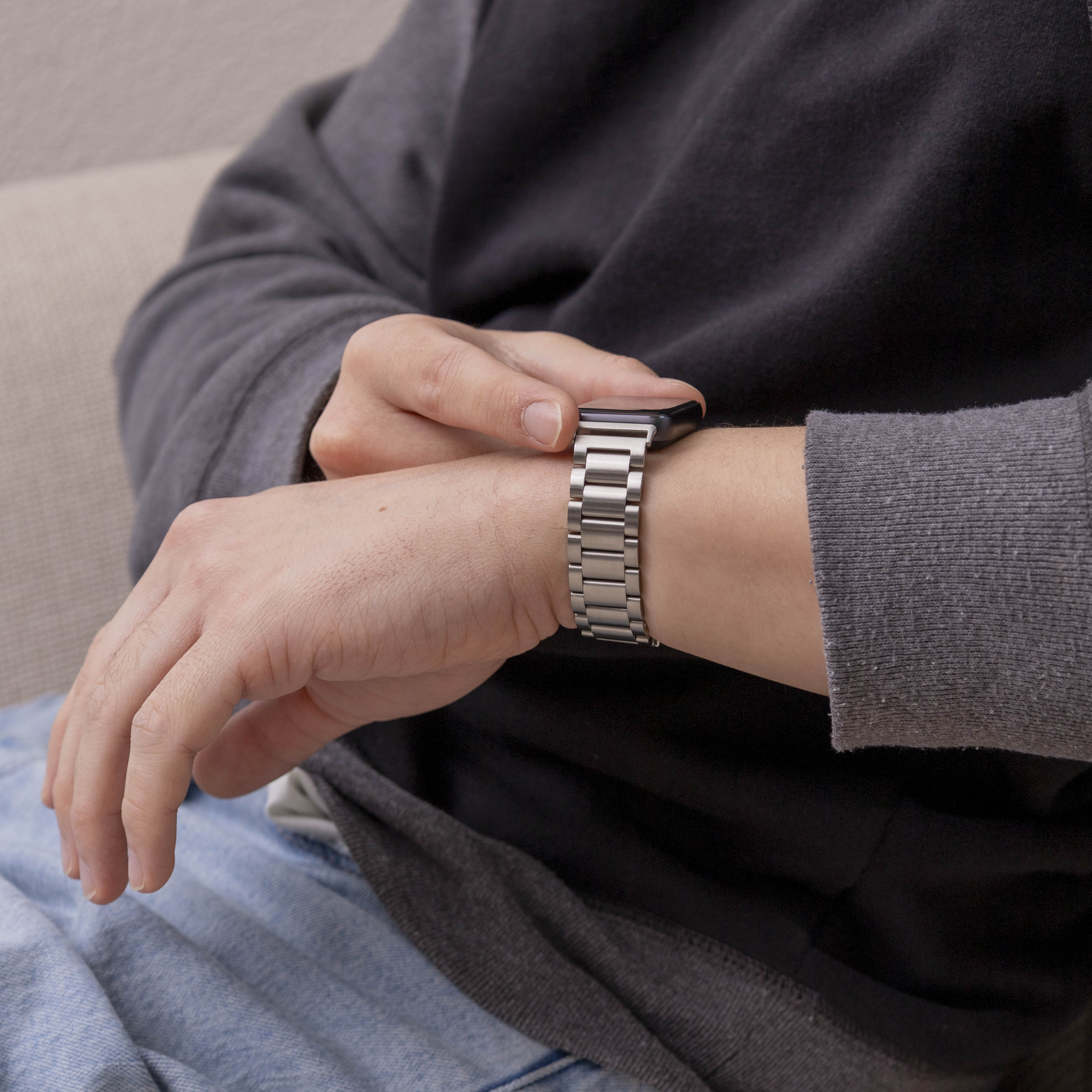 Correa acero Samsung Galaxy Fit 3 (plata)