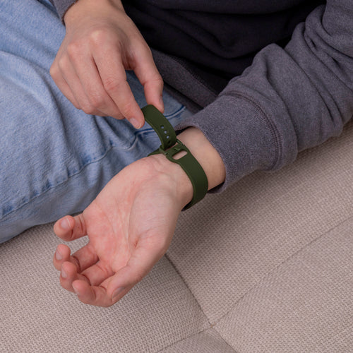 Correa silicona Samsung Galaxy Fit 3 (verde)