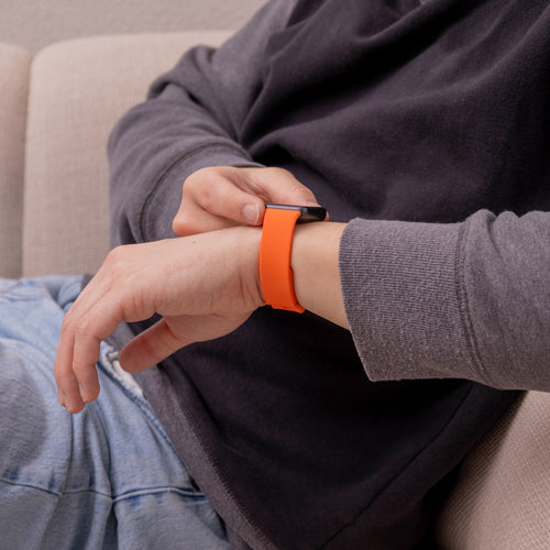 Samsung Galaxy Fit 3 Silicone Strap (Orange)