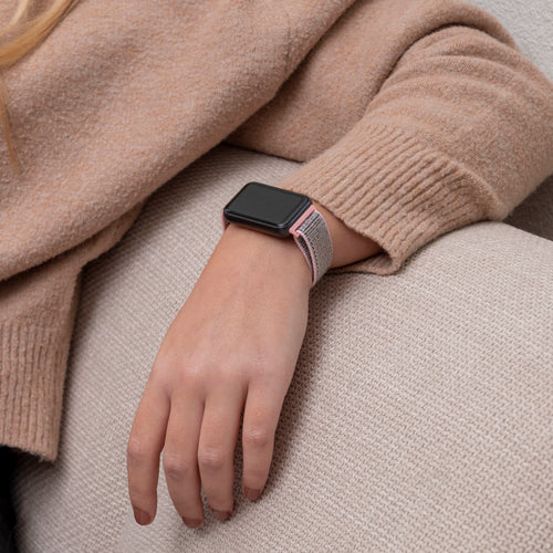 Correa nylon Samsung Galaxy Fit 3 (rosa)