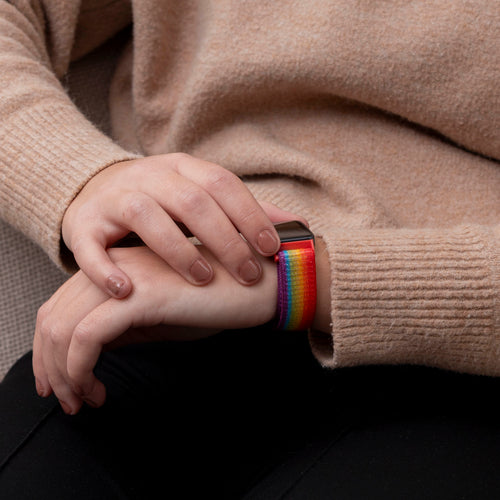 Correa nylon Huawei Band 9 (arcoíris)