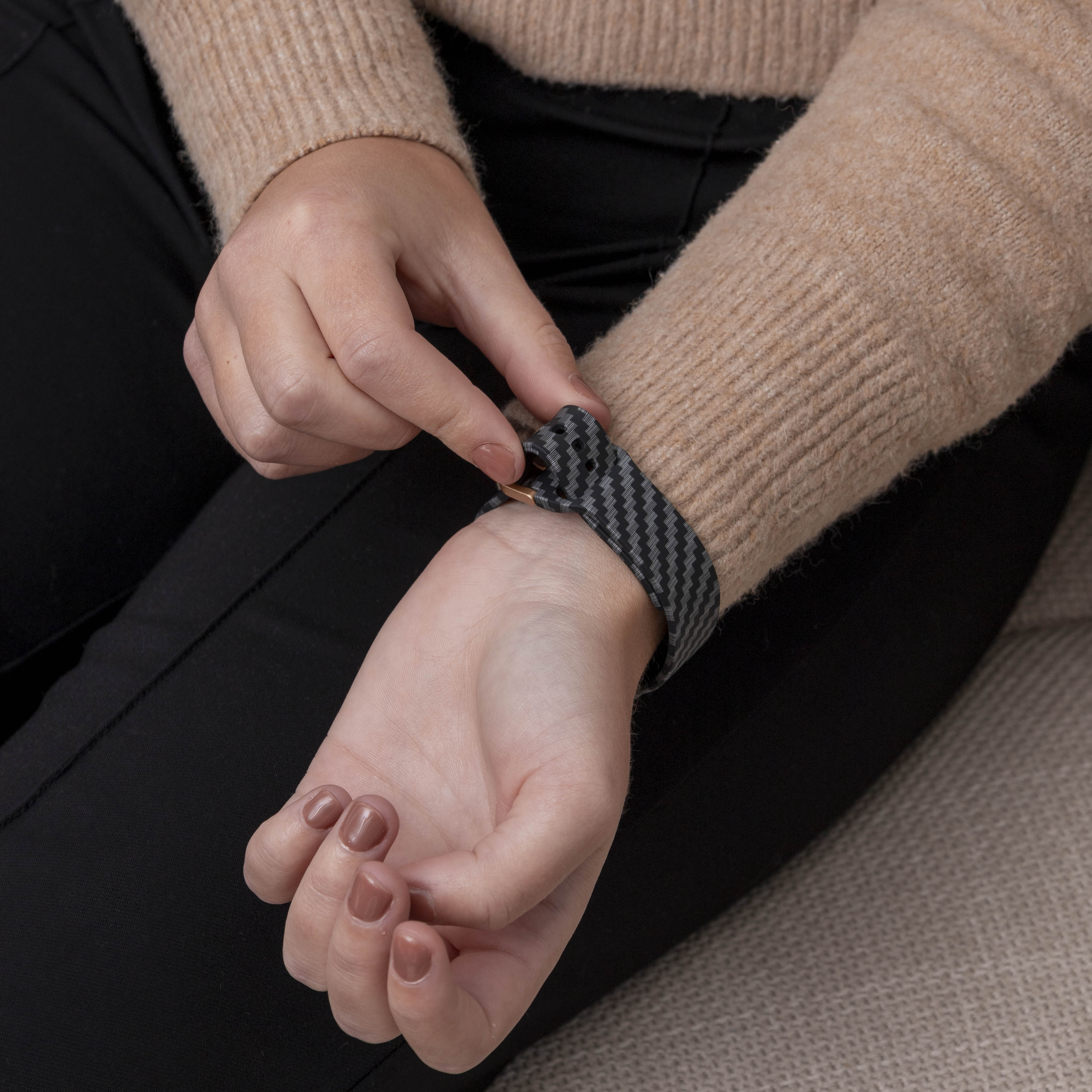 Carbon Fiber Samsung Galaxy Fit 3 correa