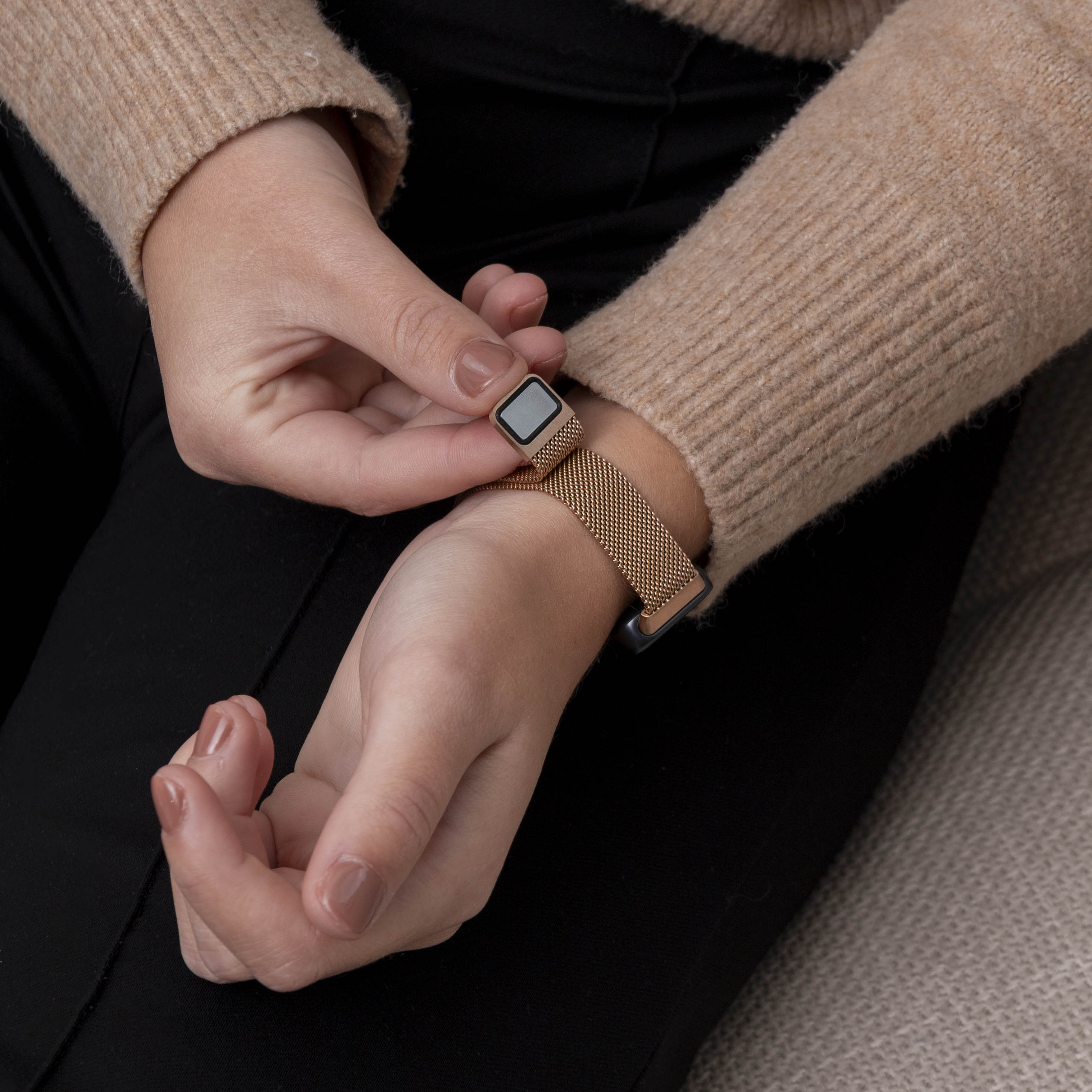 Correa milanesa Huawei Band 10 (oro rosa)