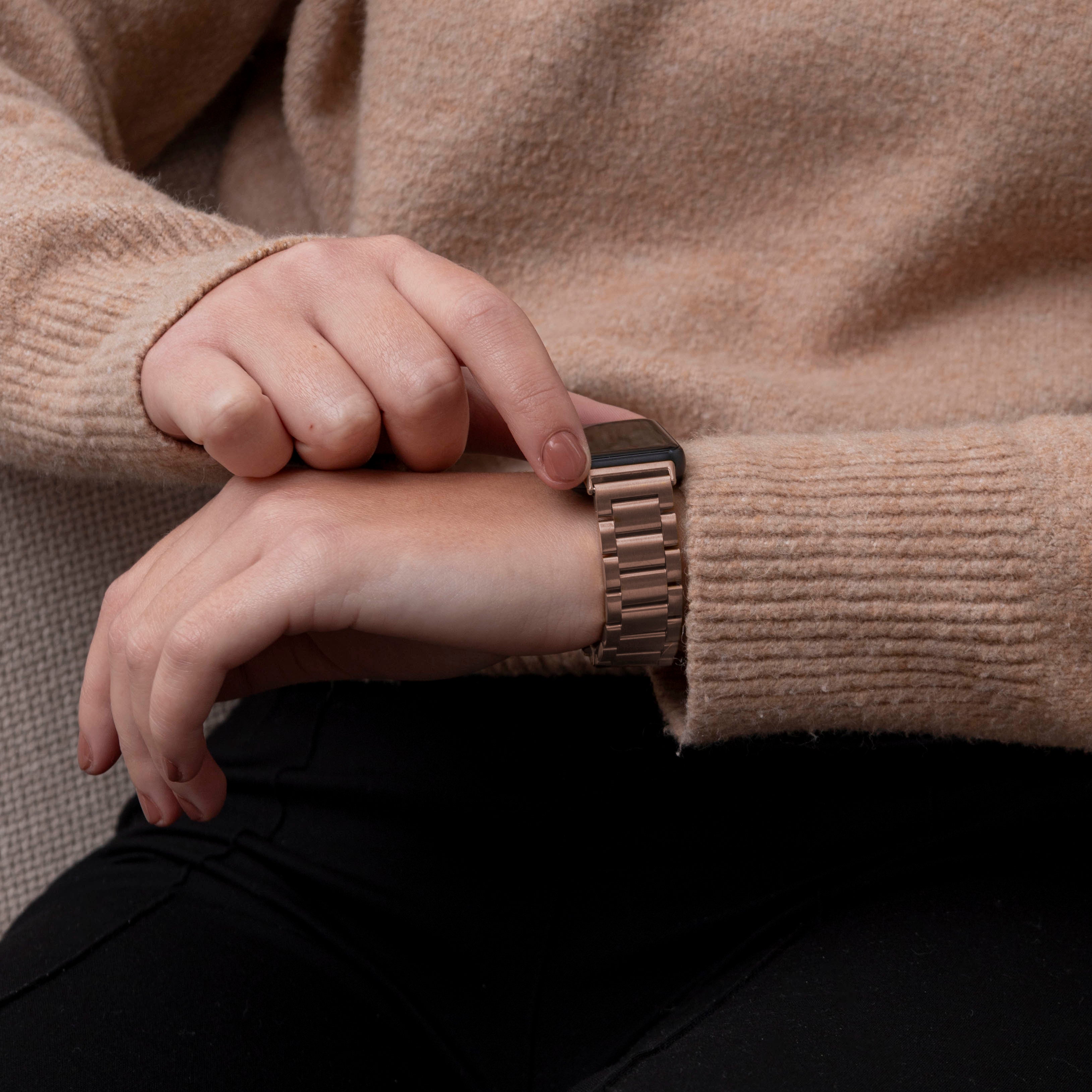 Correa acero Samsung Galaxy Fit 3 (oro rosa)