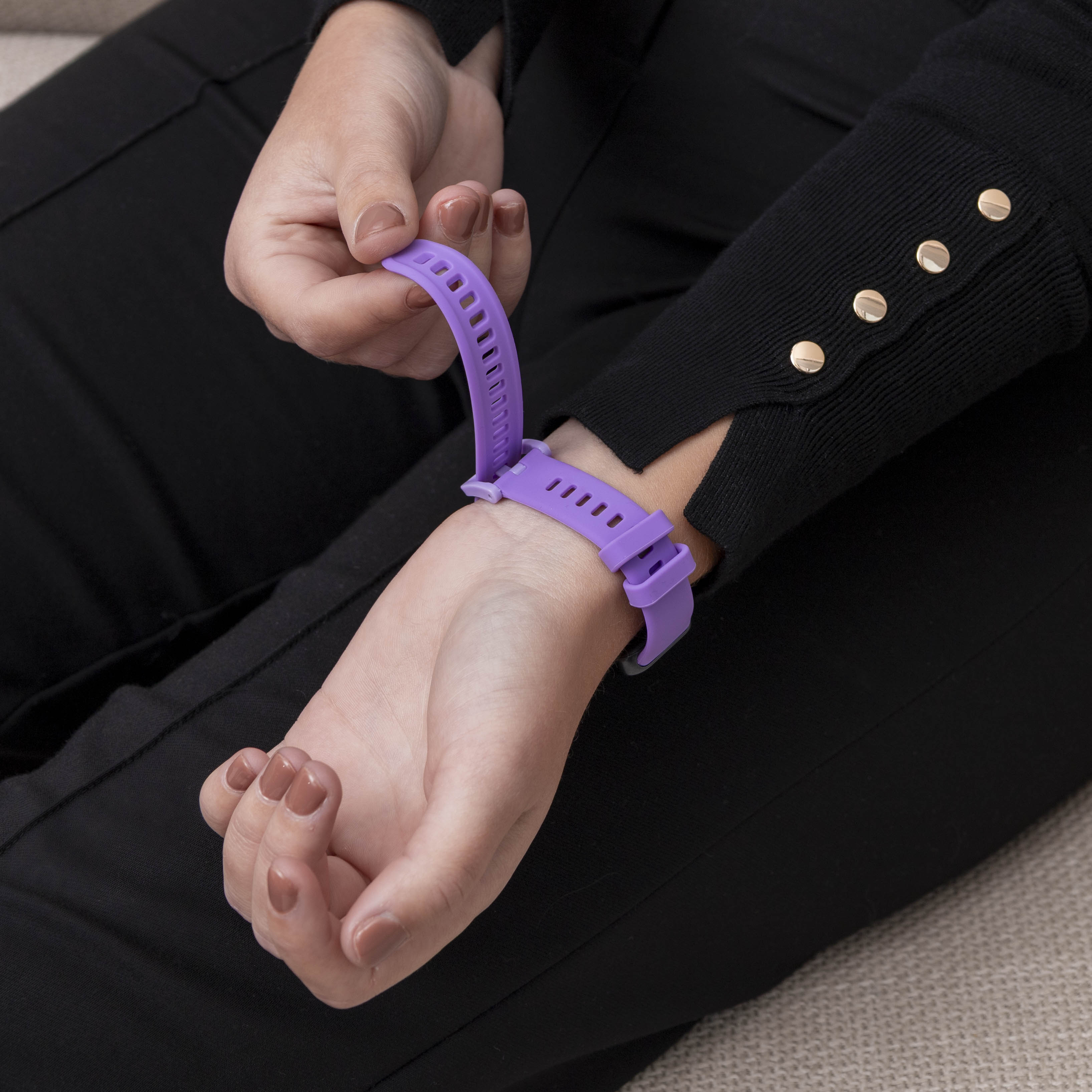 Huawei Band 8 Silicone Classic Strap (Lilac)