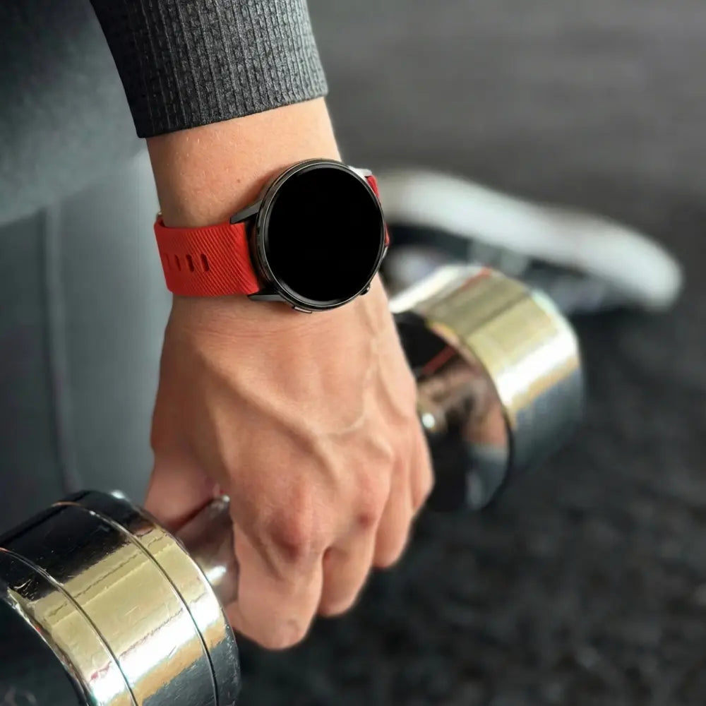 Bandz Correa silicona 'Deluxe' Garmin Vivomove 3s (rojo)