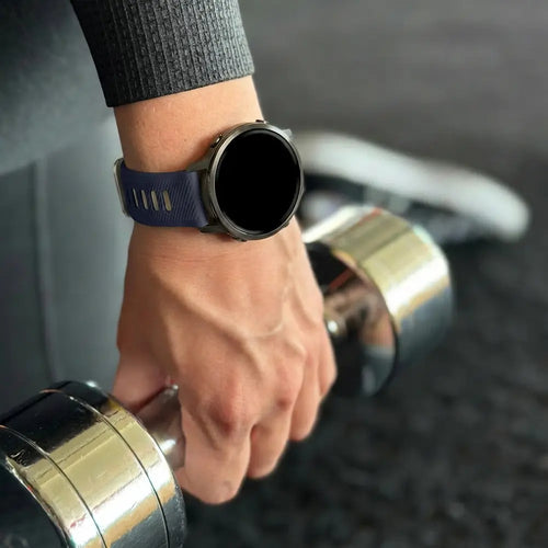 Bandz Correa deportiva con hebilla Garmin Venu 2s (azul oscuro/beige)