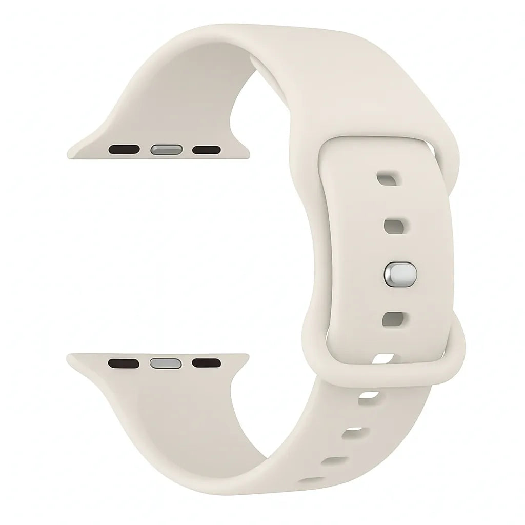 Correa silicona 'Classic' Apple Watch (beige)