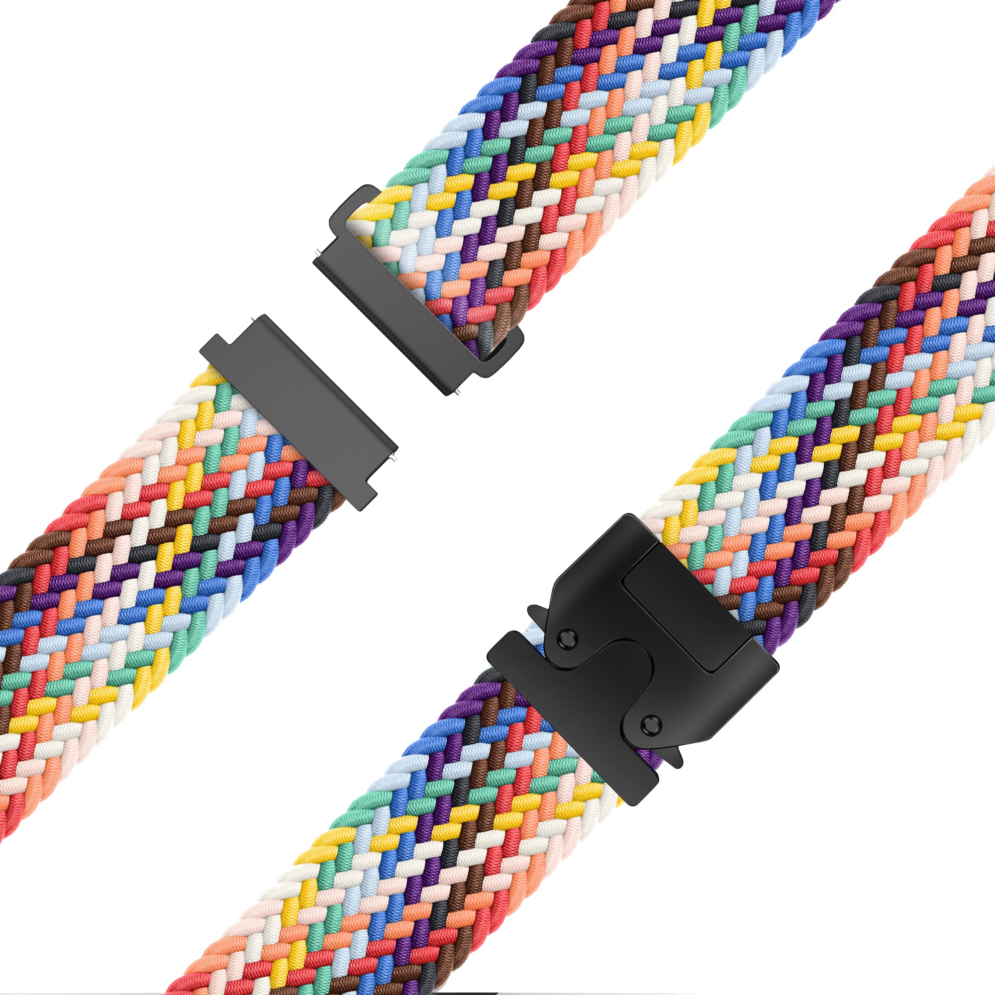 Bandz Correa trenzada ‘Parachute’ Garmin Venu 4 - 41mm (arcoíris)